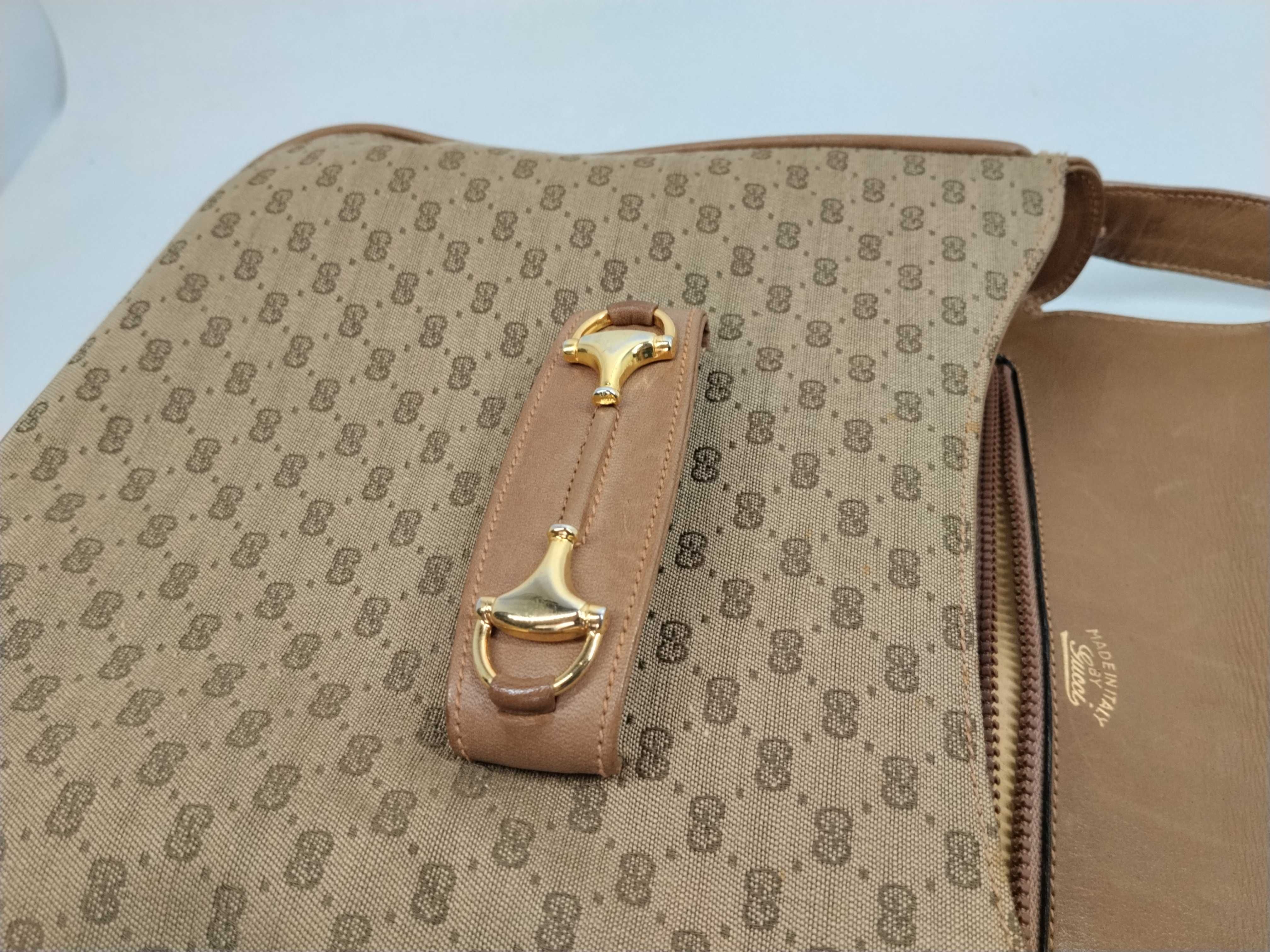 GG Canvas Horsebit Shoulder Bag — view 8