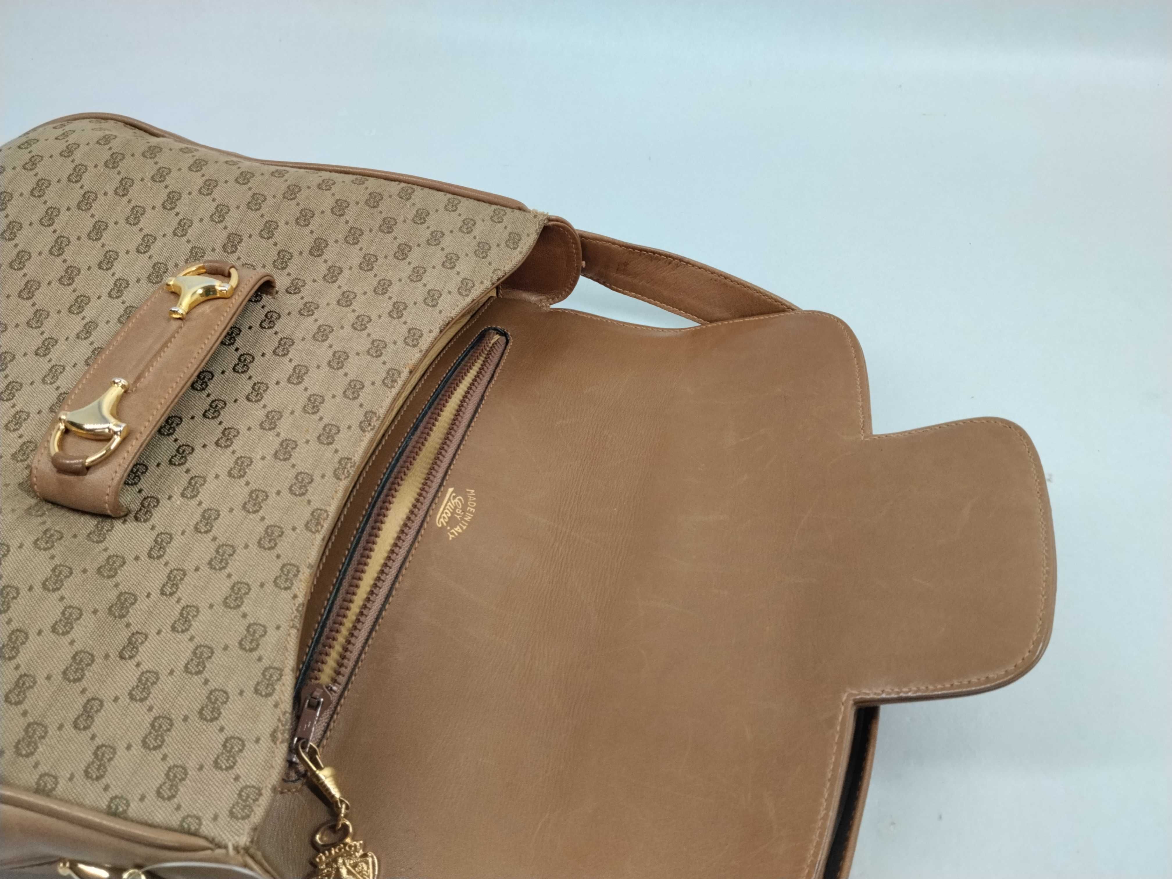 GG Canvas Horsebit Shoulder Bag — view 9