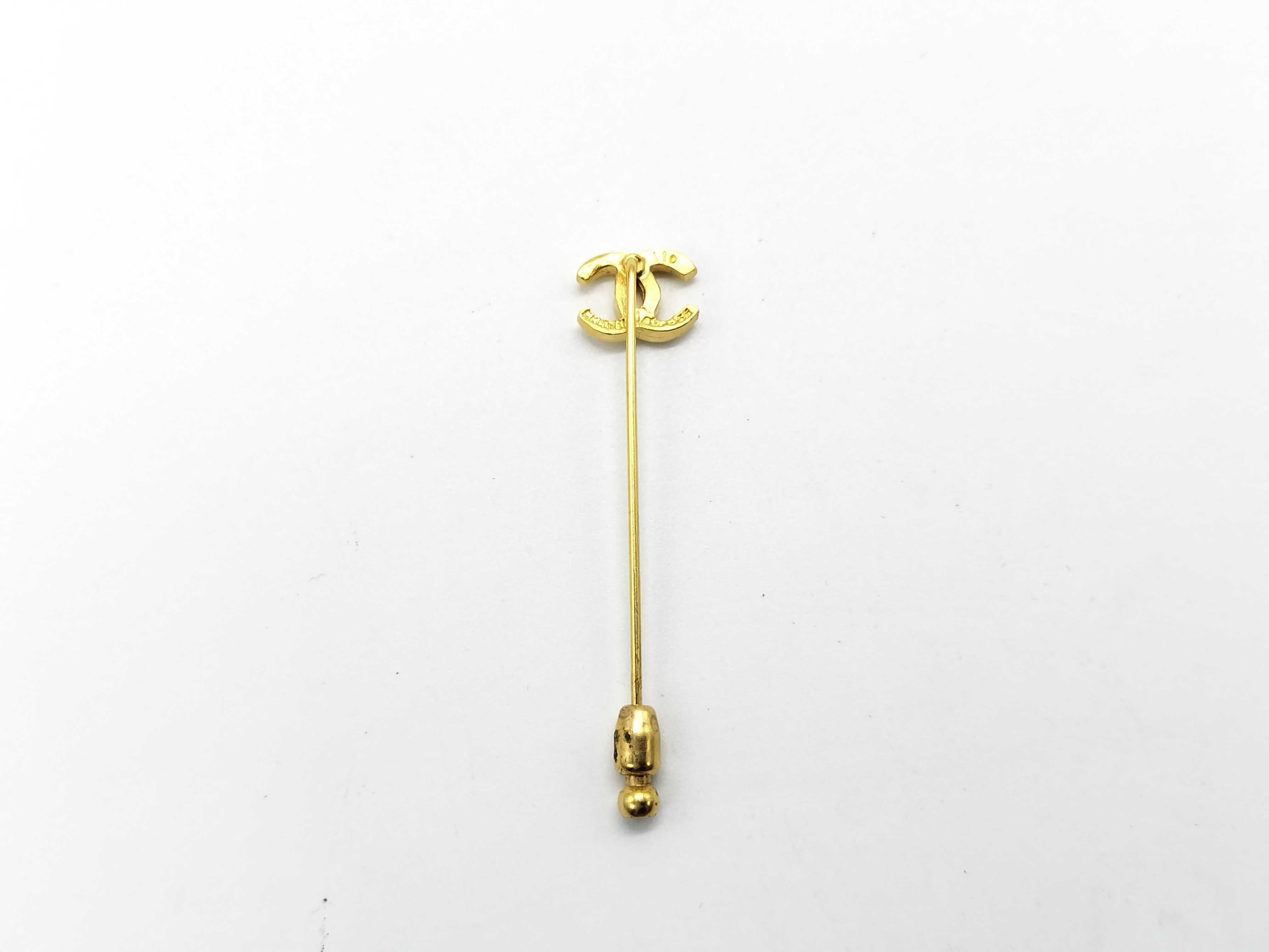 Coco Pin Brooch Gold Brooch — view 3