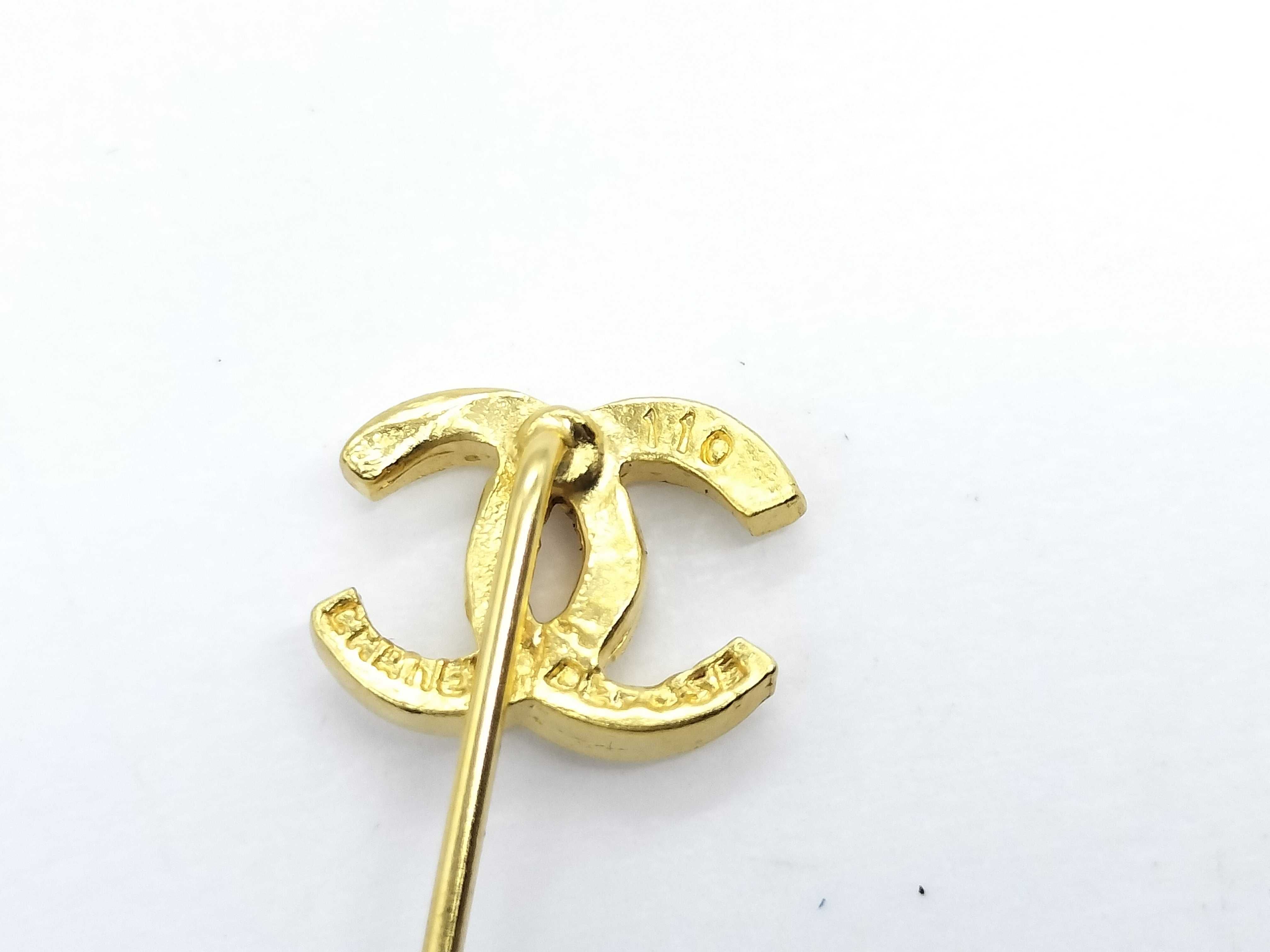 Coco Pin Brooch Gold Brooch — view 5
