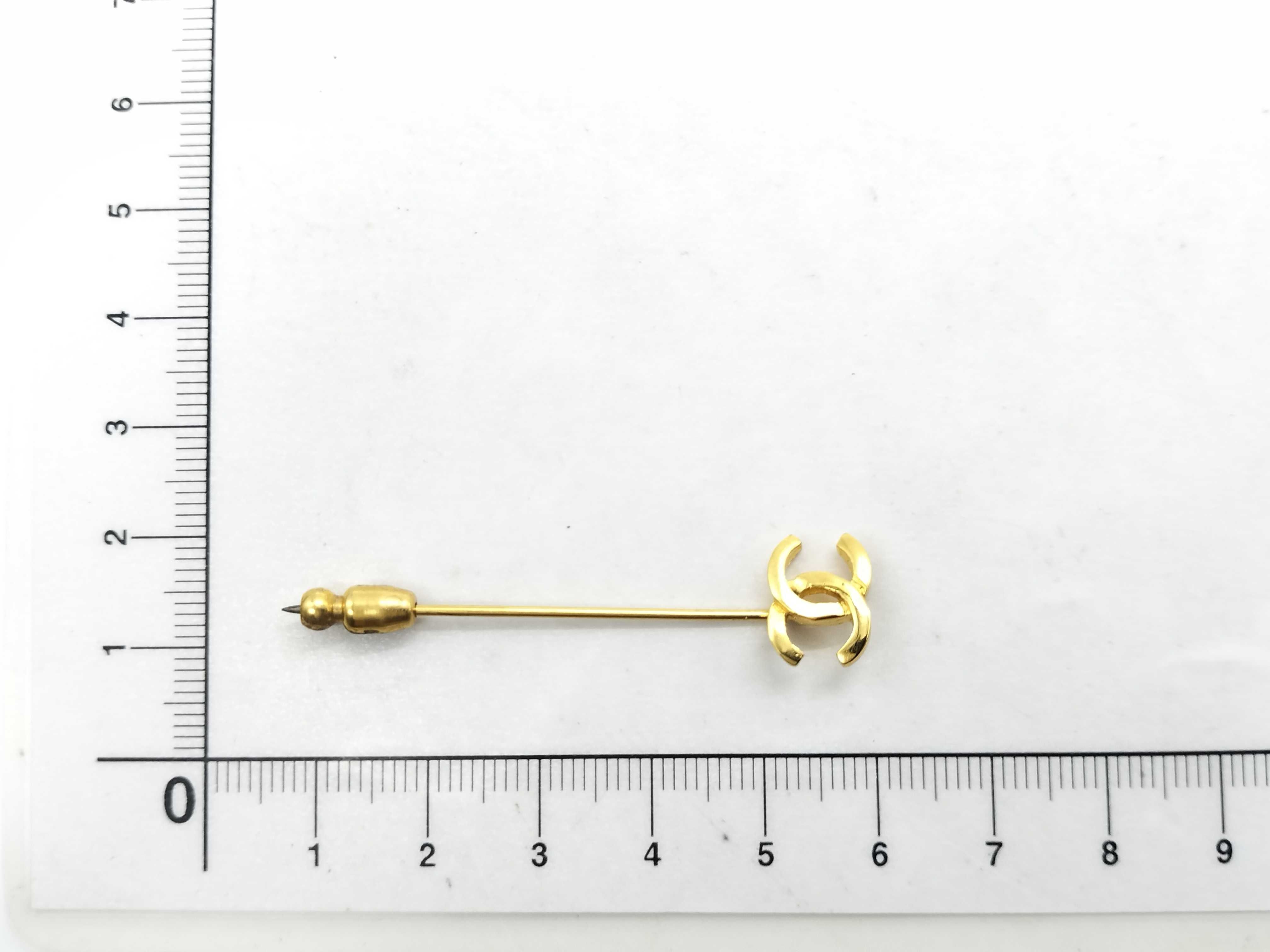 Coco Pin Brooch Gold Brooch — view 6