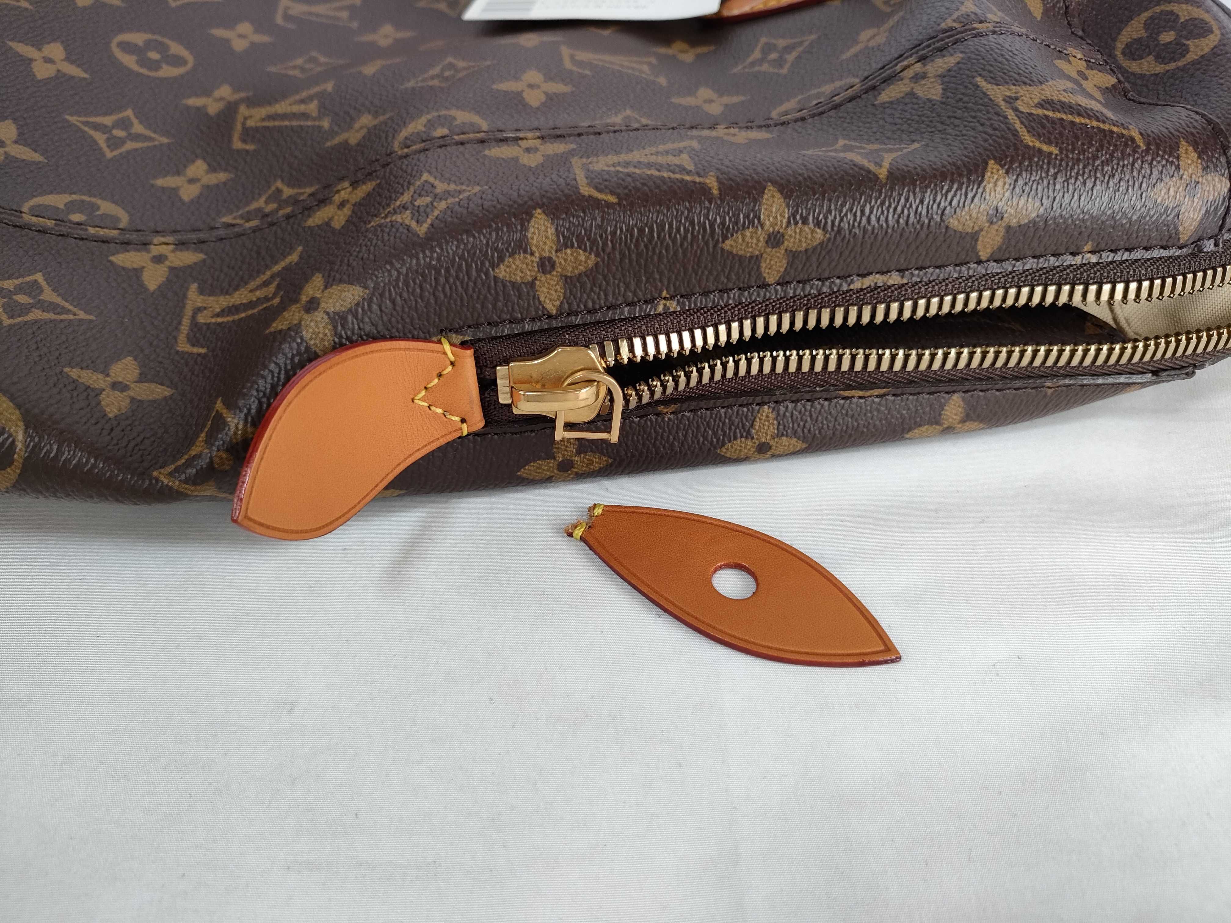 Monogram Karl Lagerfeld Collaboration Perforated Bag GM (Zipper torn) Tote Bag — view 13