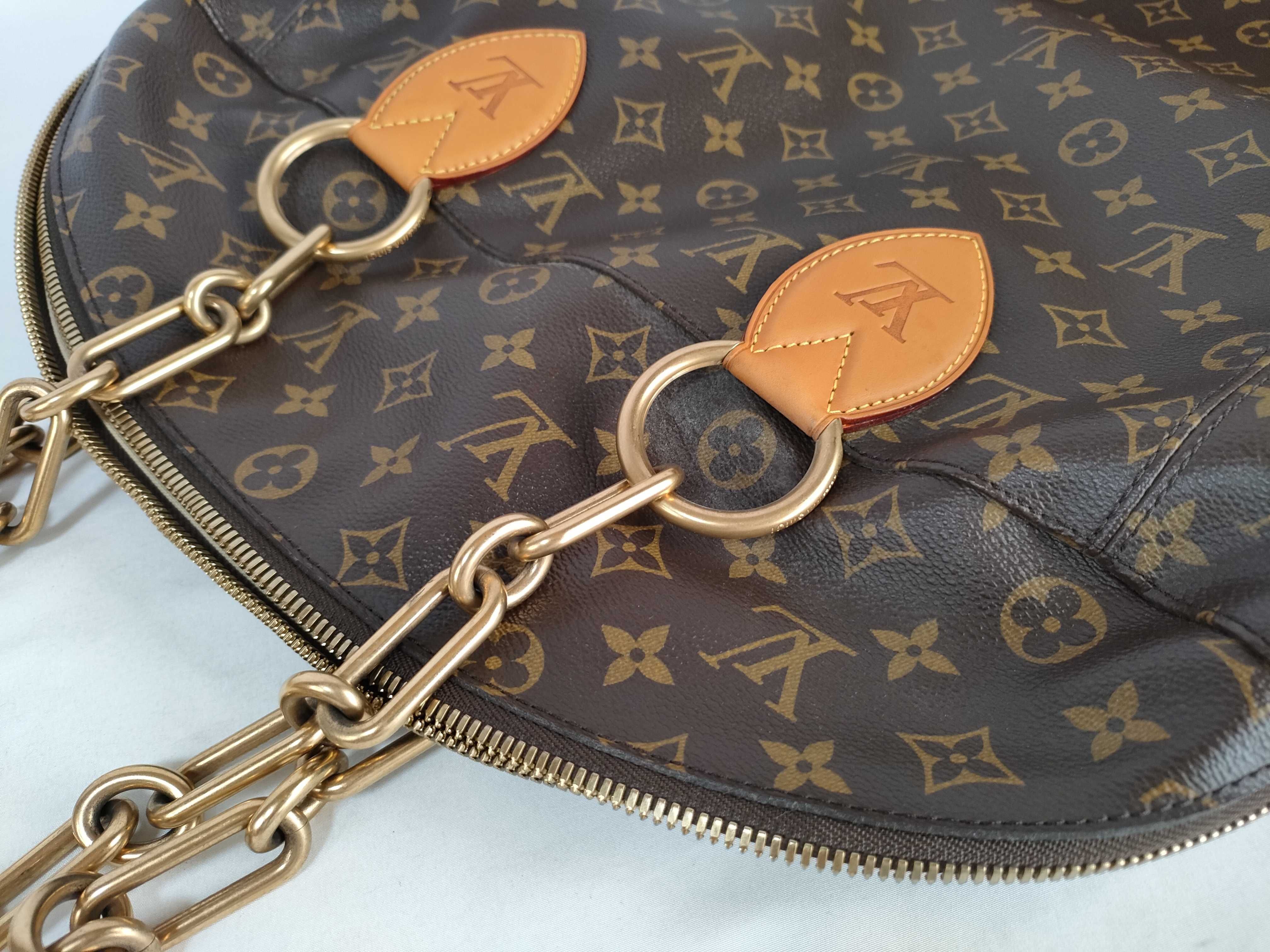 Monogram Karl Lagerfeld Collaboration Perforated Bag GM (Zipper torn) Tote Bag — view 5