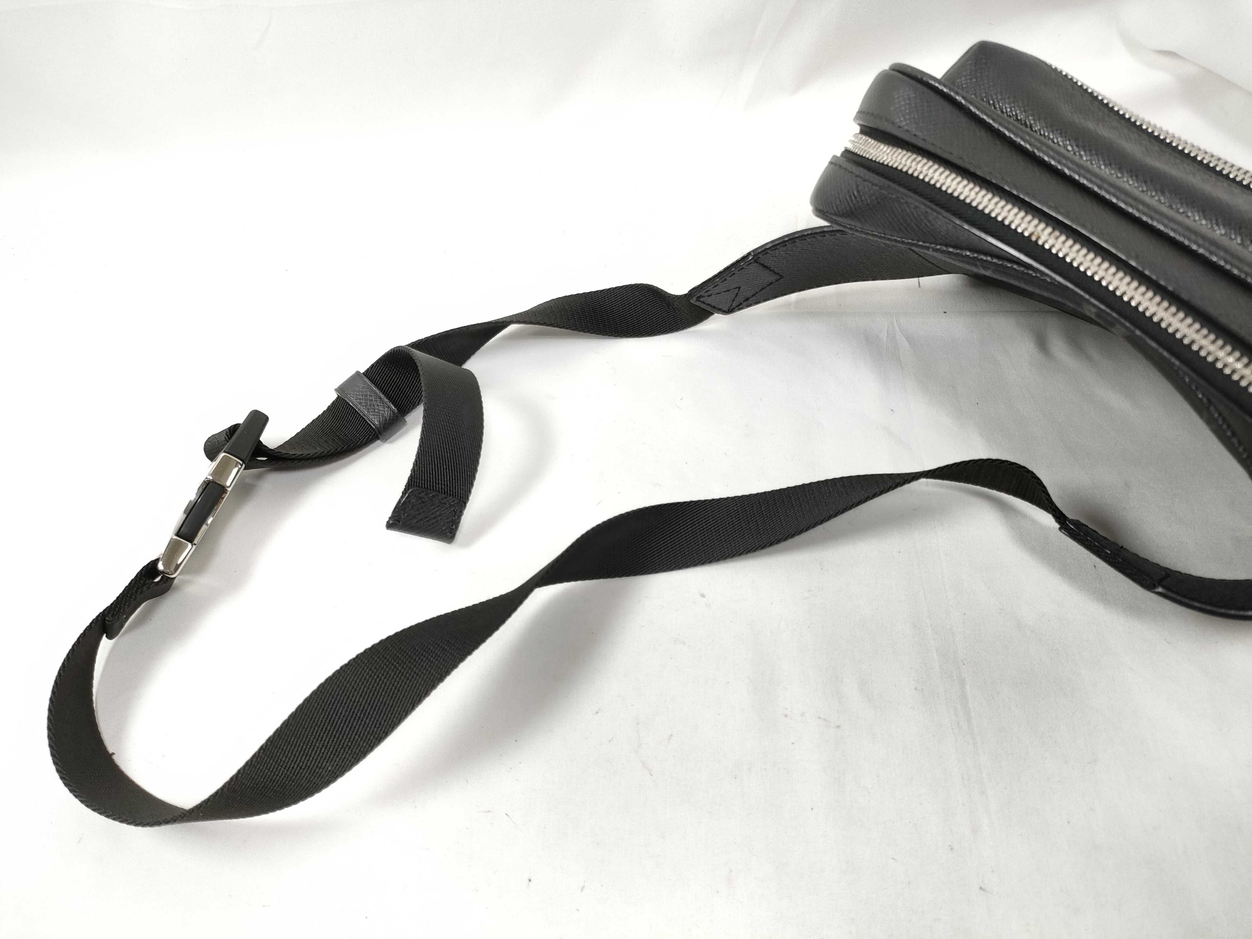 Taiga Noir Black Taigarama Collection Bum Bag Outdoor Waist Bag — view 4