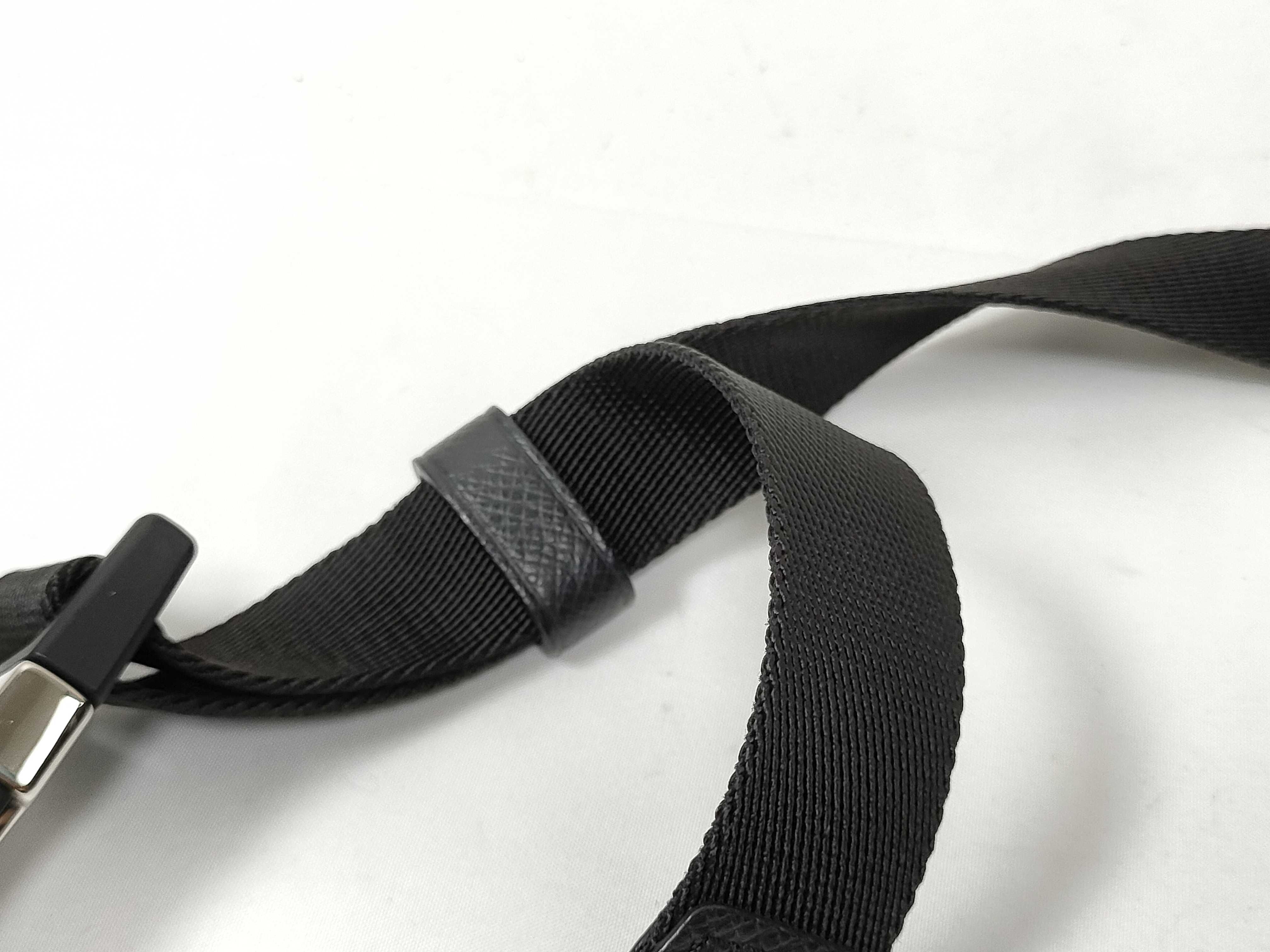 Taiga Noir Black Taigarama Collection Bum Bag Outdoor Waist Bag — view 5