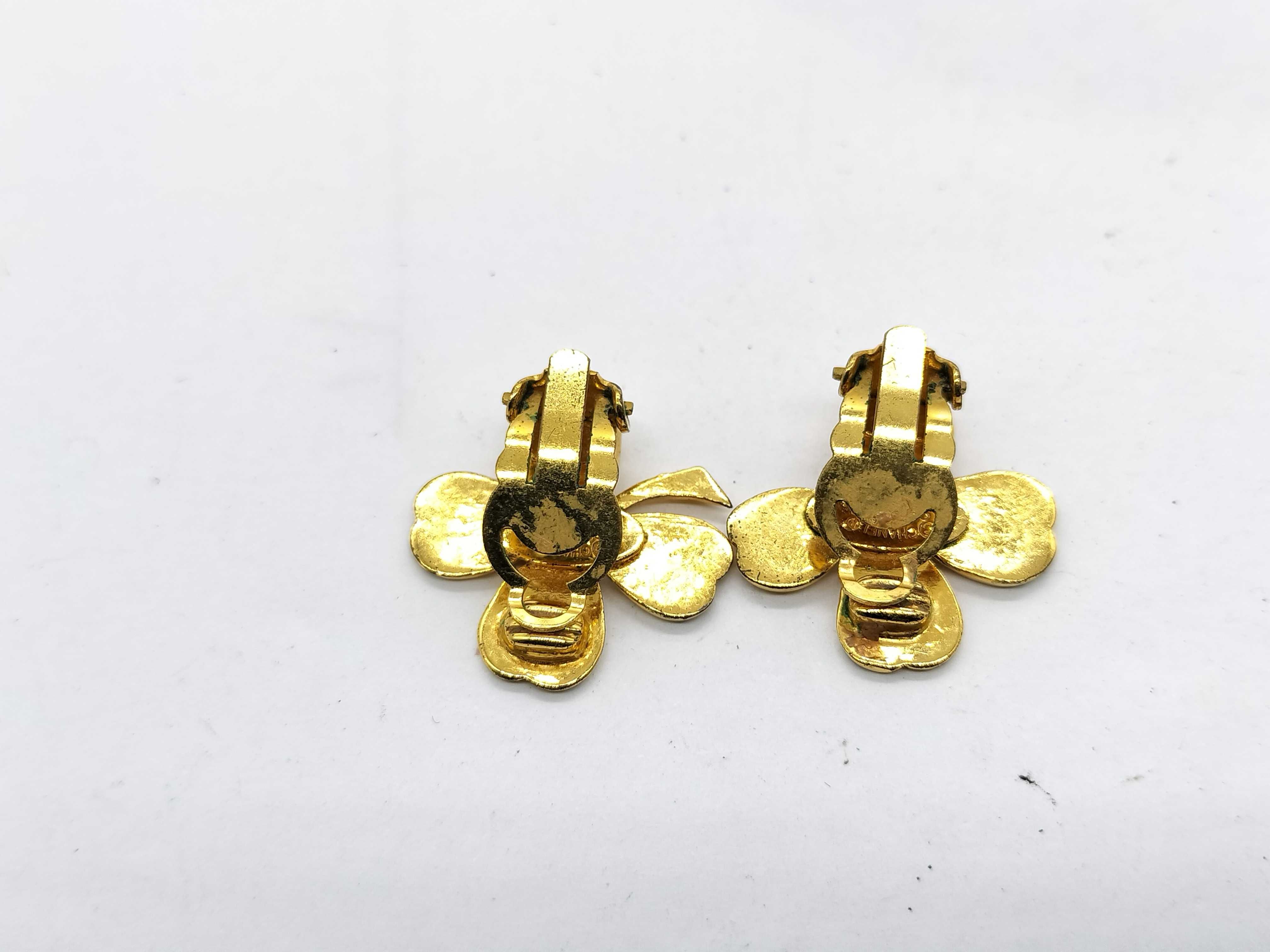 93A Clover Motif Earrings — view 3