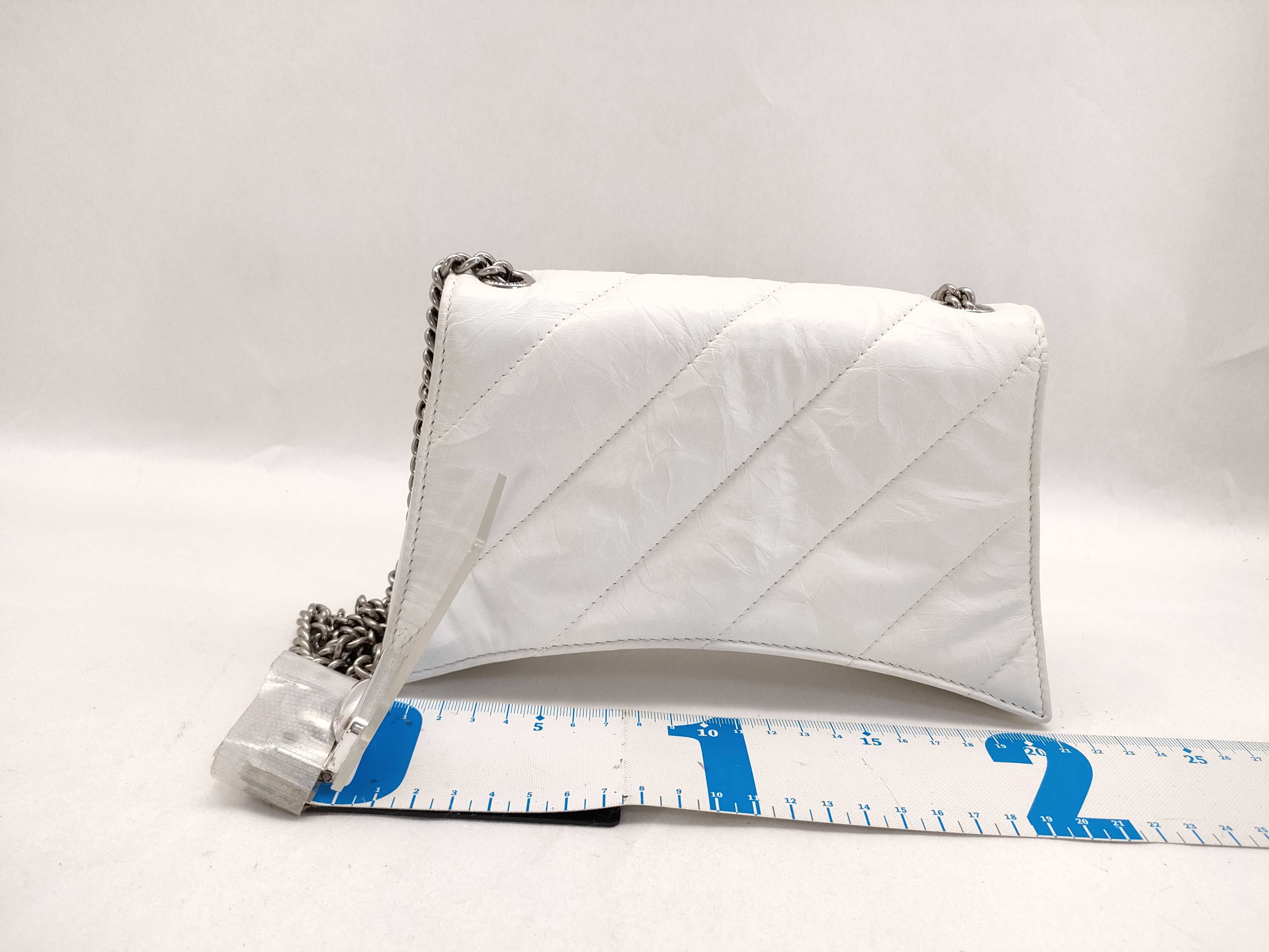 Crush Chain Shoulder Bag 736016 White Shoulder Bag — view 2