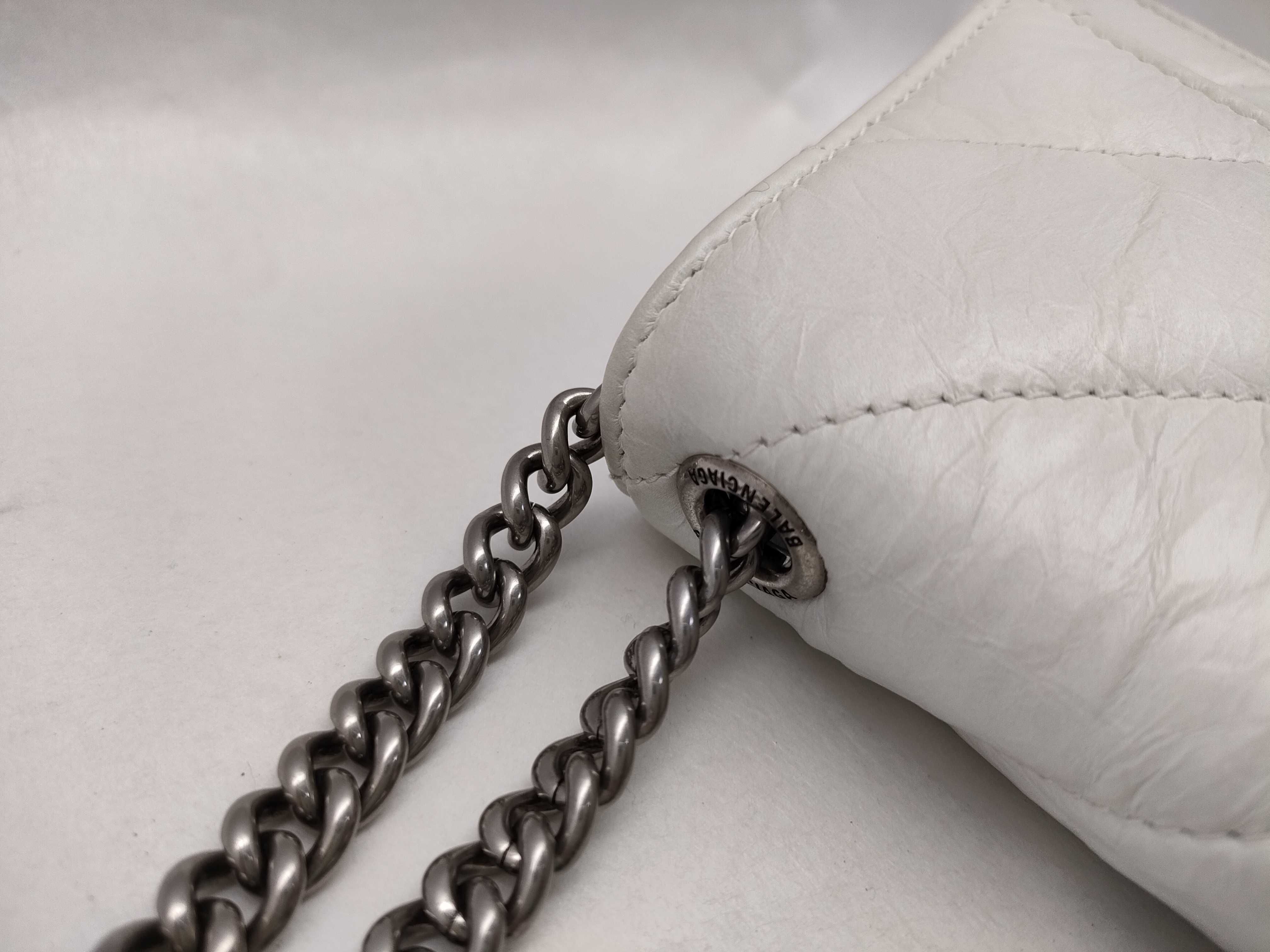 Crush Chain Shoulder Bag 736016 White Shoulder Bag — view 5