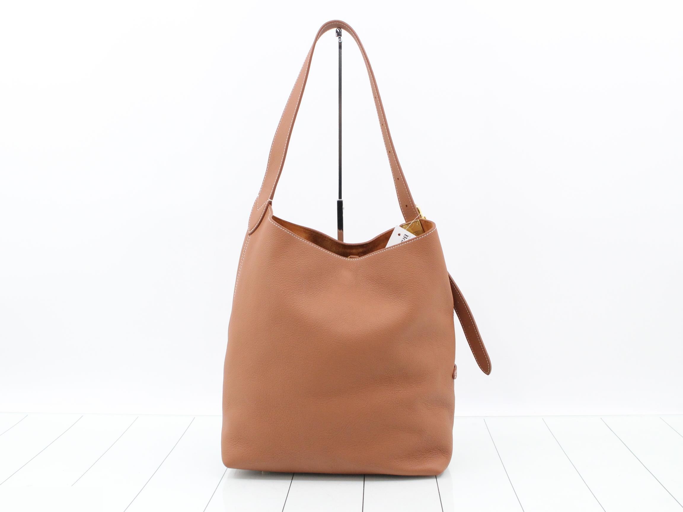 Low Key Hobo Cognac Shoulder Bag with Pouch — view 2