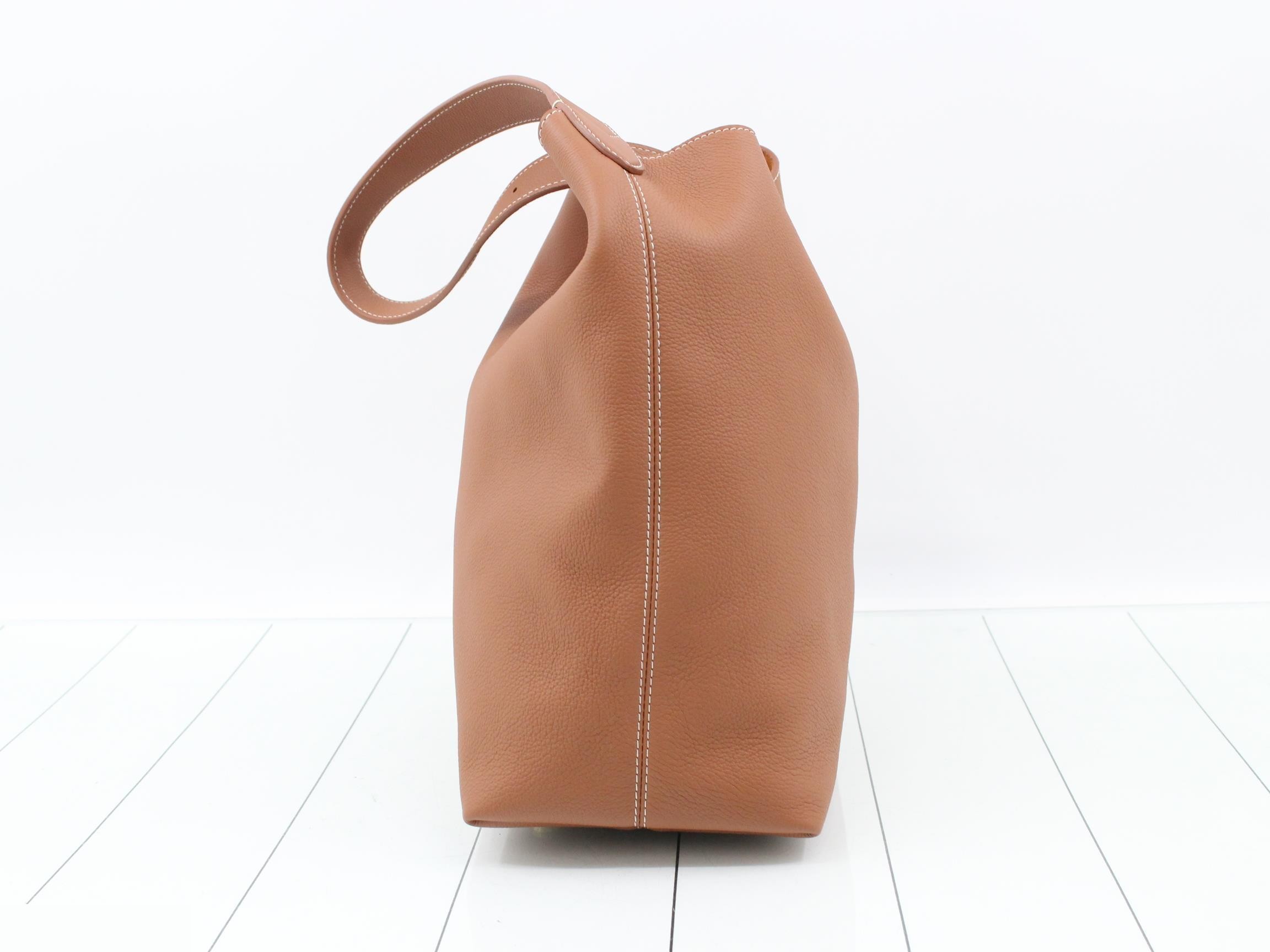 Low Key Hobo Cognac Shoulder Bag with Pouch — view 3