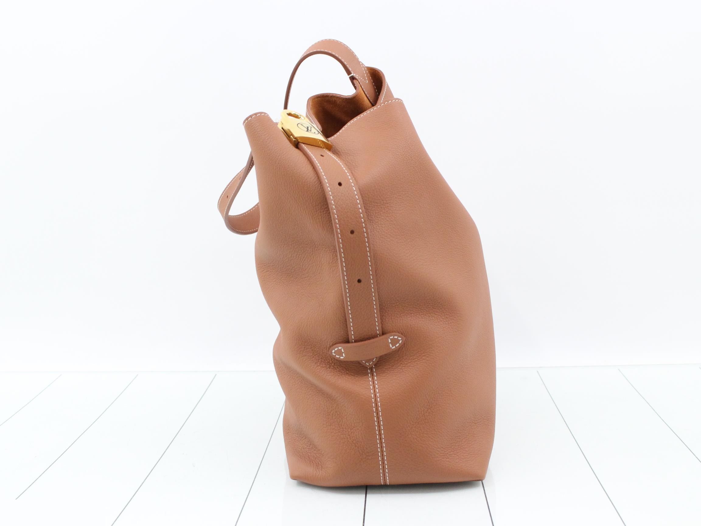 Low Key Hobo Cognac Shoulder Bag with Pouch — view 4