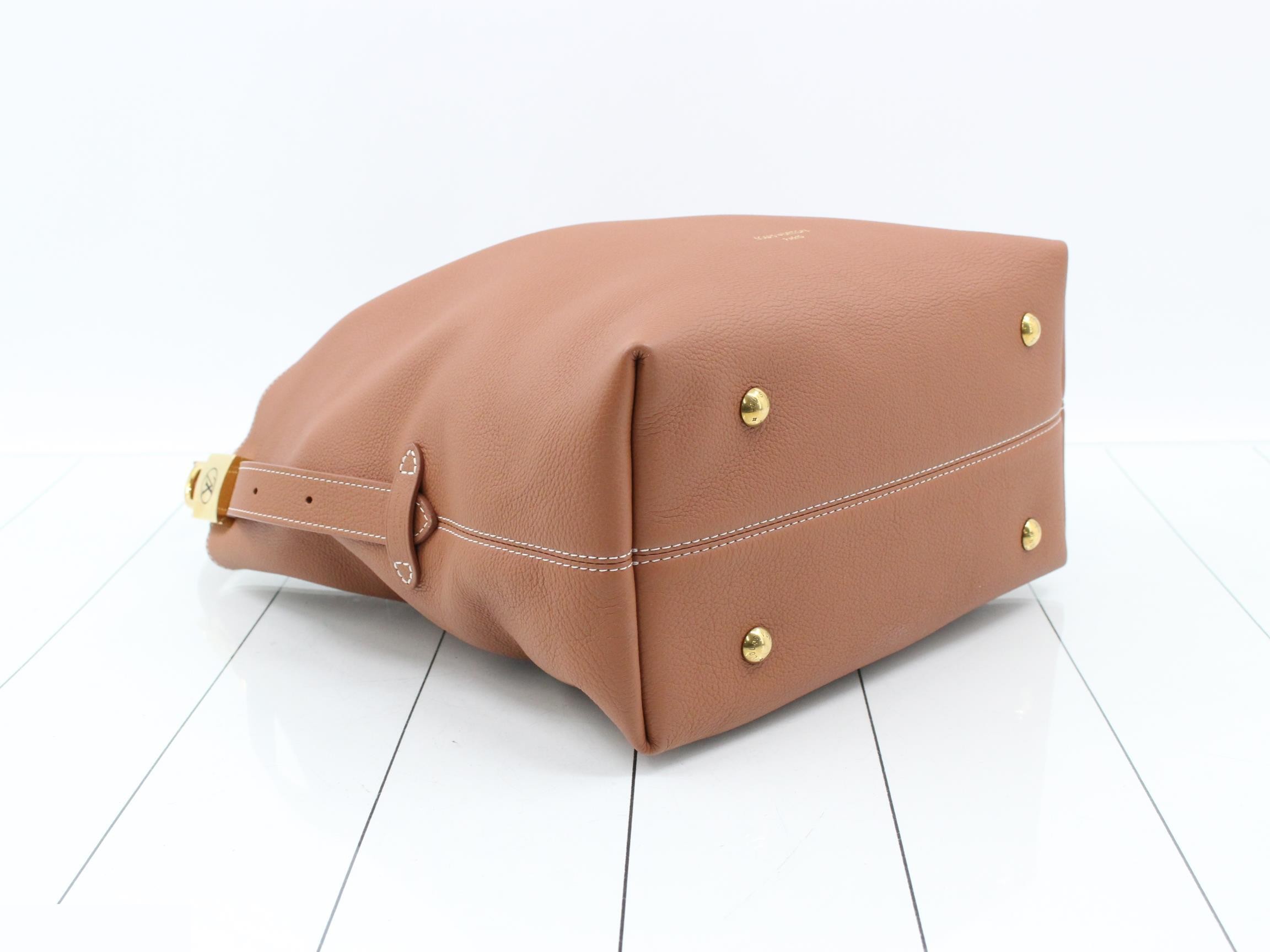 Low Key Hobo Cognac Shoulder Bag with Pouch — view 5