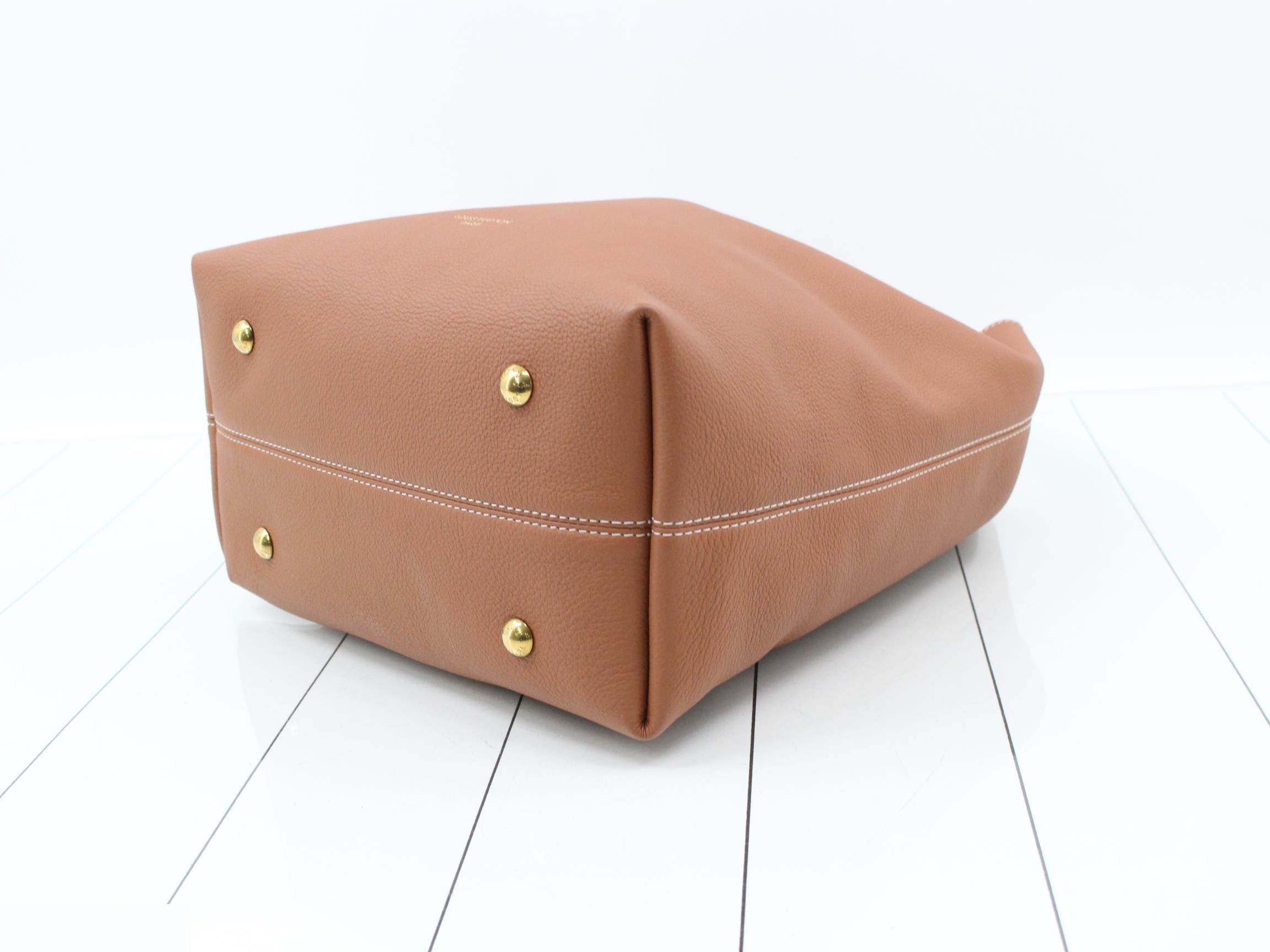 Low Key Hobo Cognac Shoulder Bag with Pouch — view 6