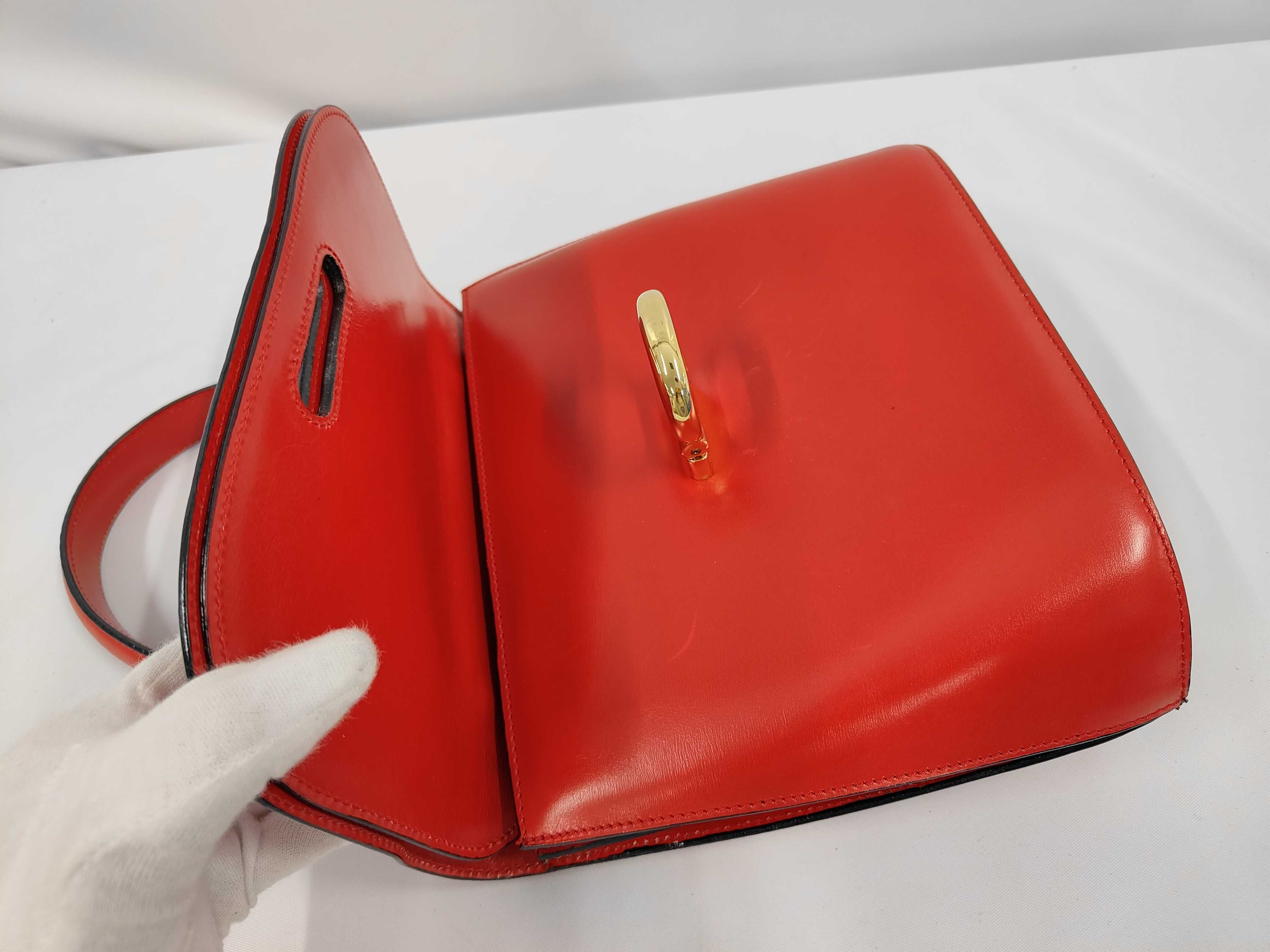 Leather Red Handbag — view 7