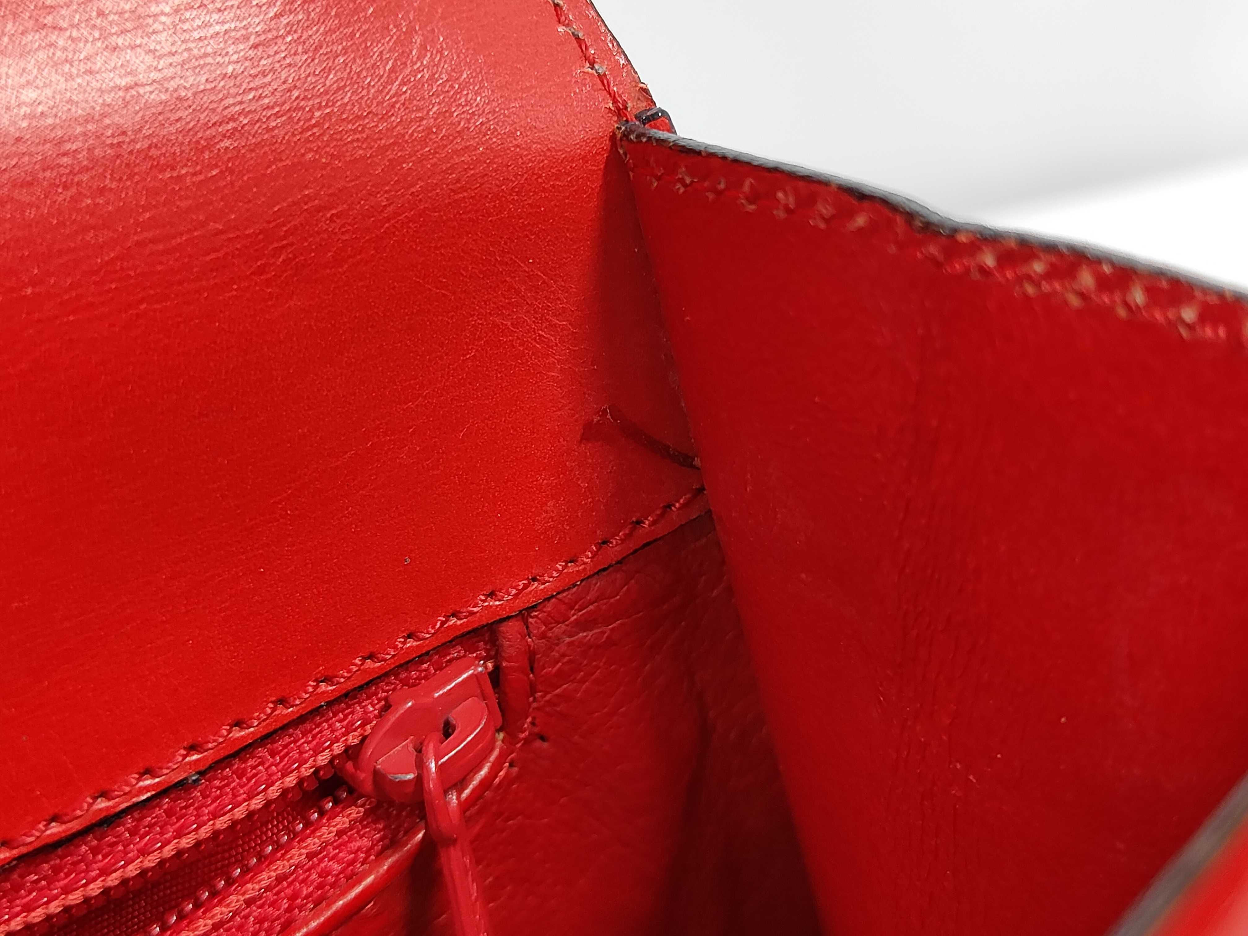 Leather Red Handbag — view 10