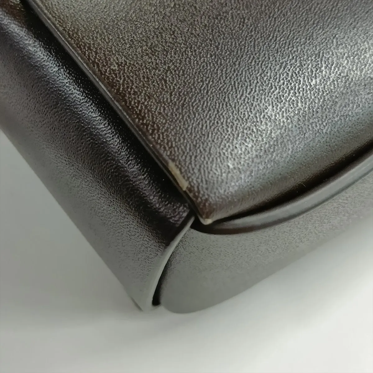 Maxi Intrecciato Cassette Leather Shoulder Bag, Black x Brown — view 11