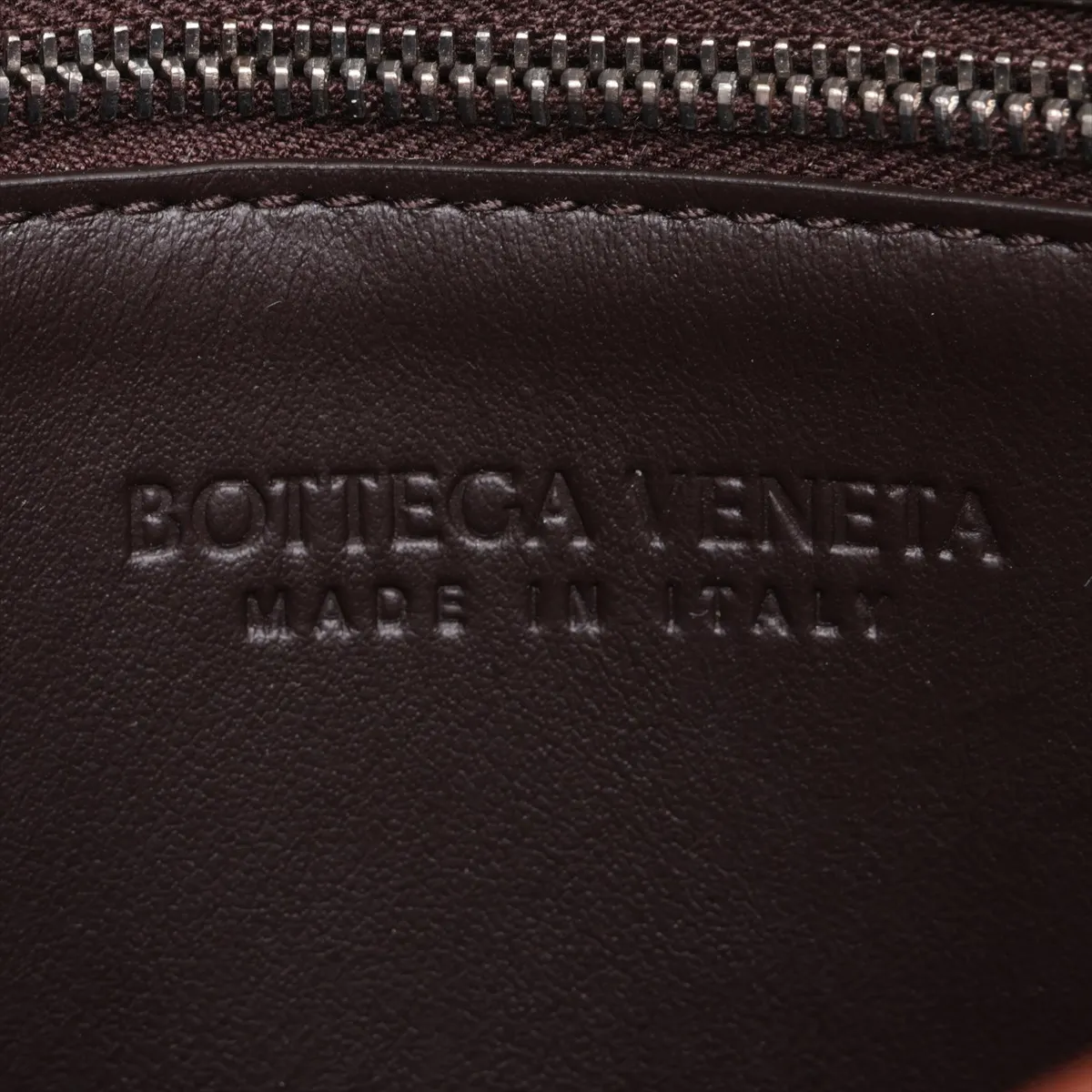 Maxi Intrecciato Cassette Leather Shoulder Bag, Black x Brown — view 8