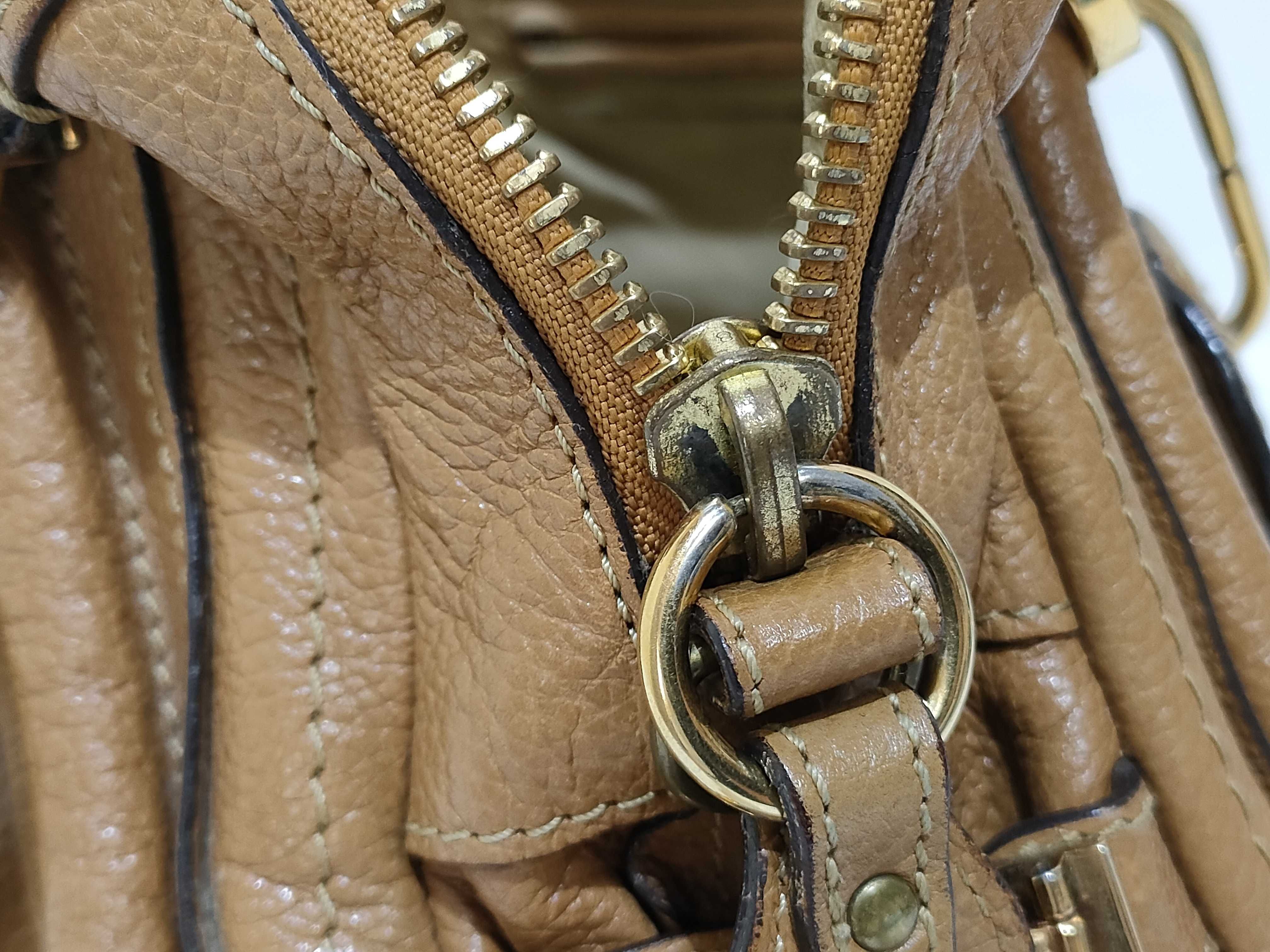 Paraty Handbag, Leather, Camel — view 13