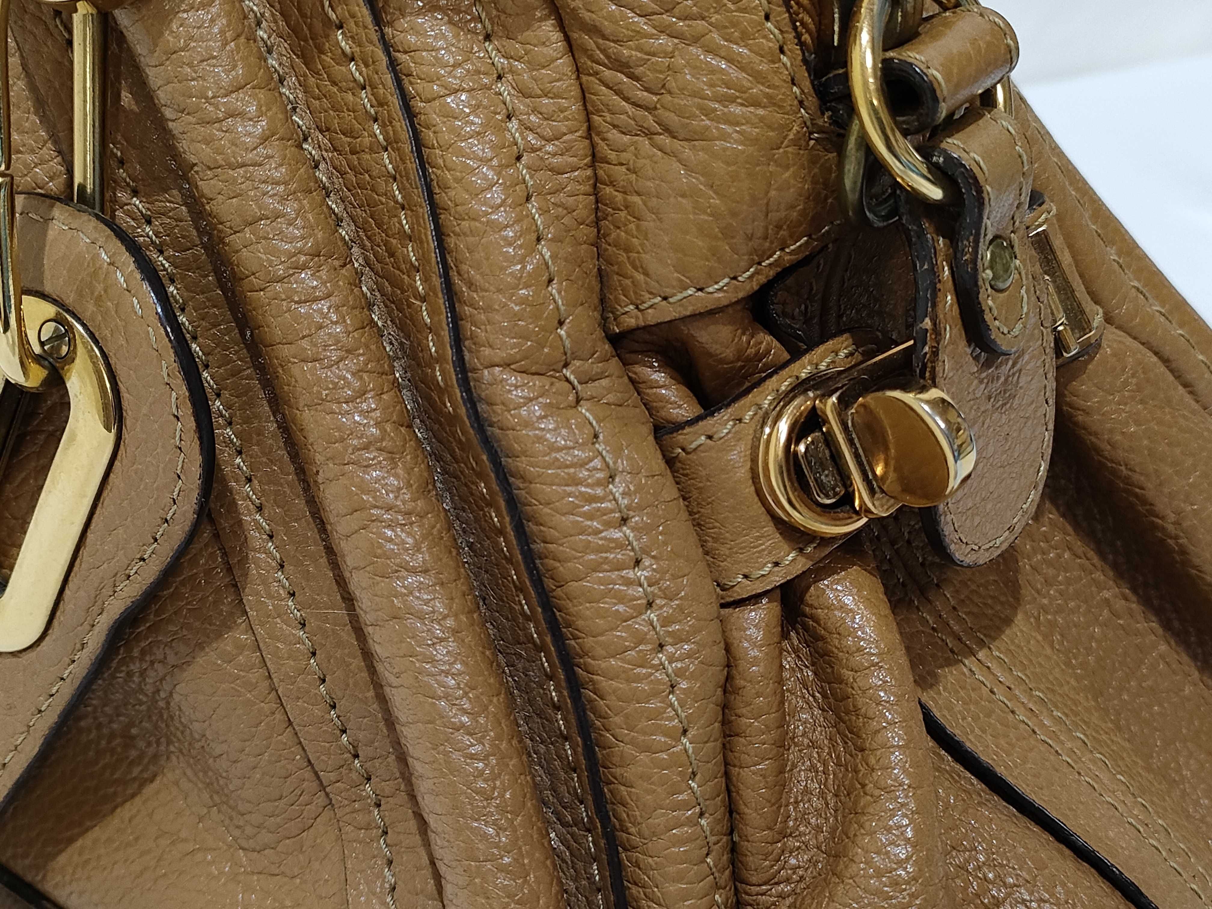 Paraty Handbag, Leather, Camel — view 14