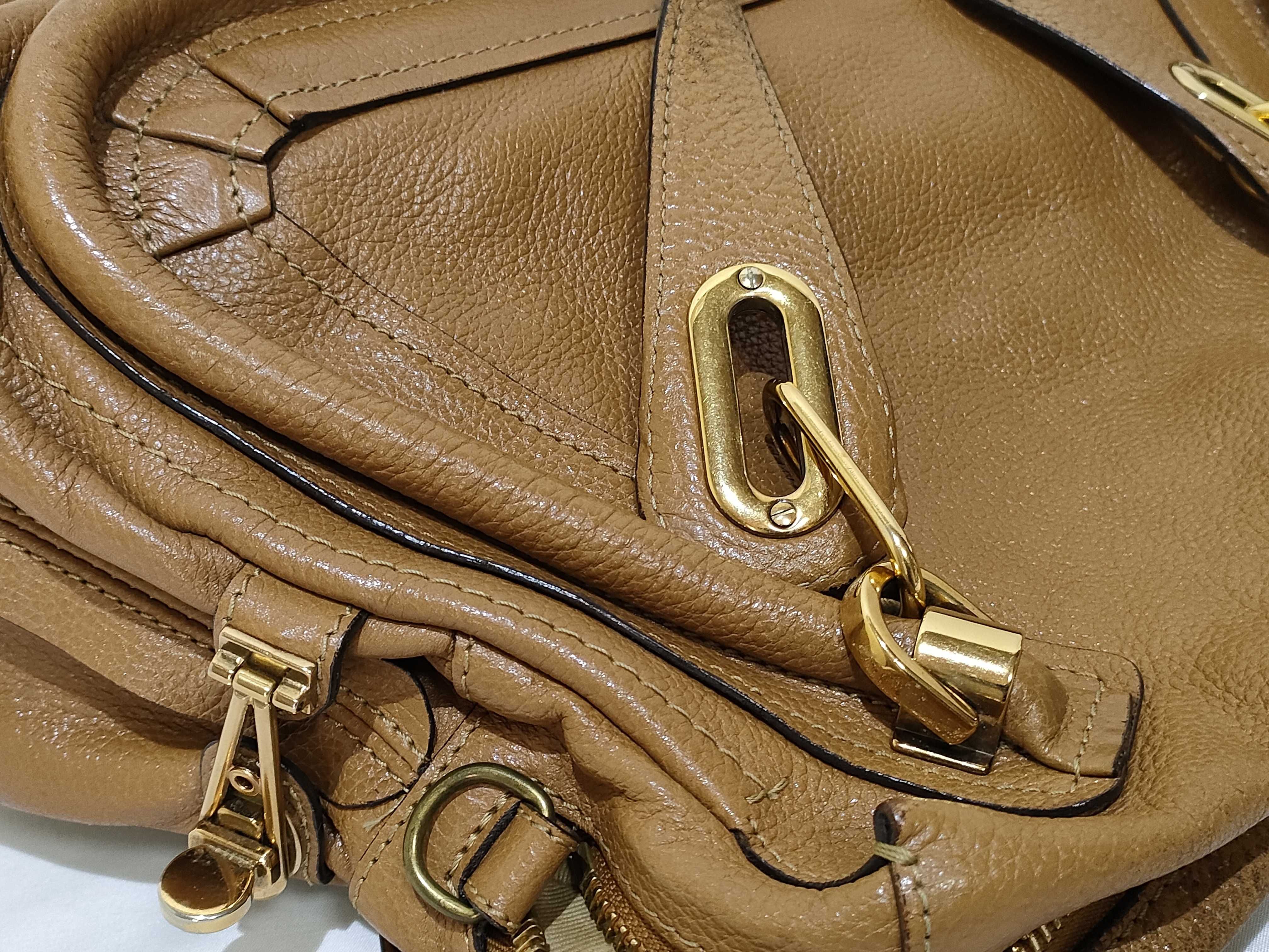 Paraty Handbag, Leather, Camel — view 15