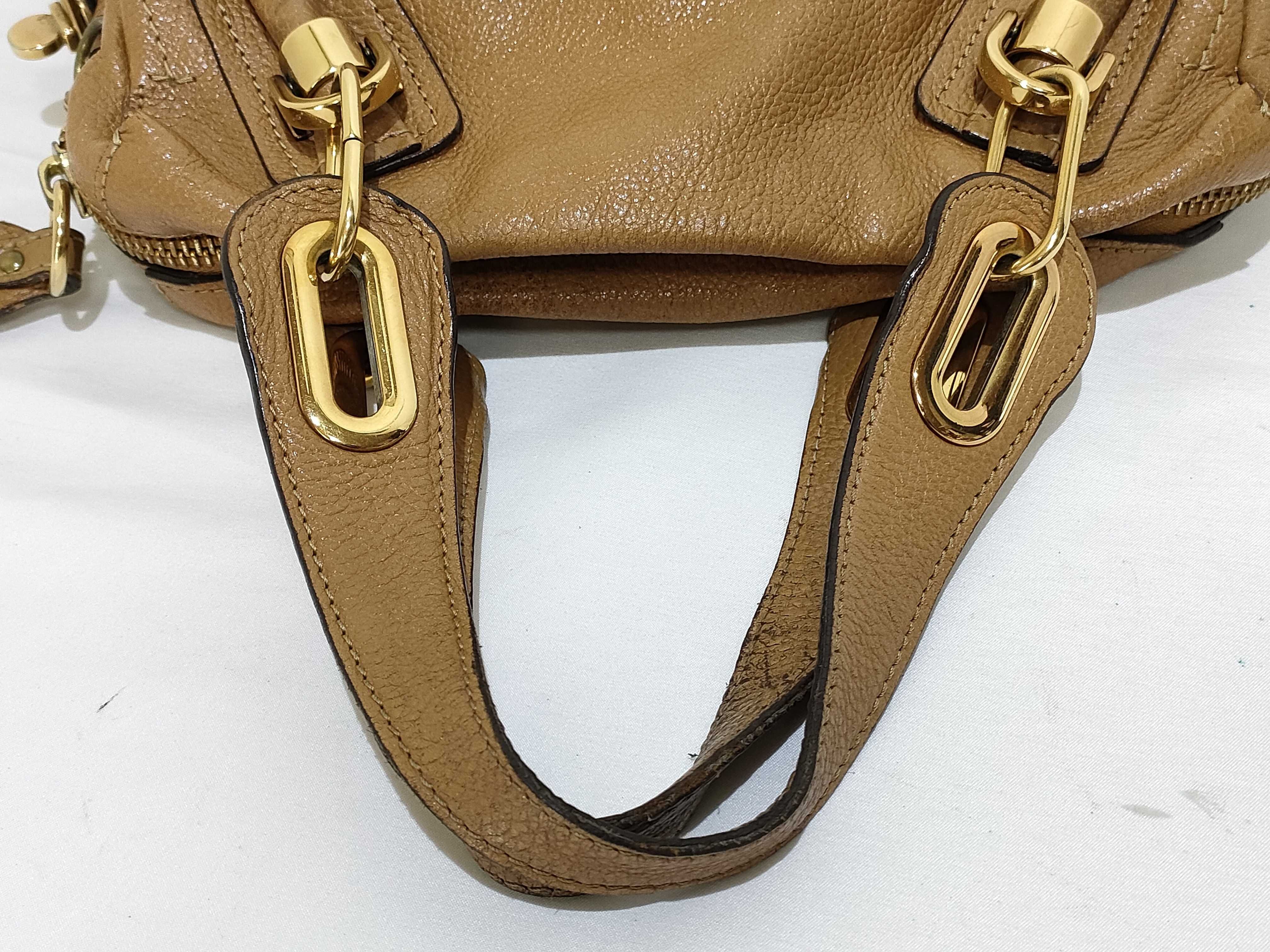 Paraty Handbag, Leather, Camel — view 3