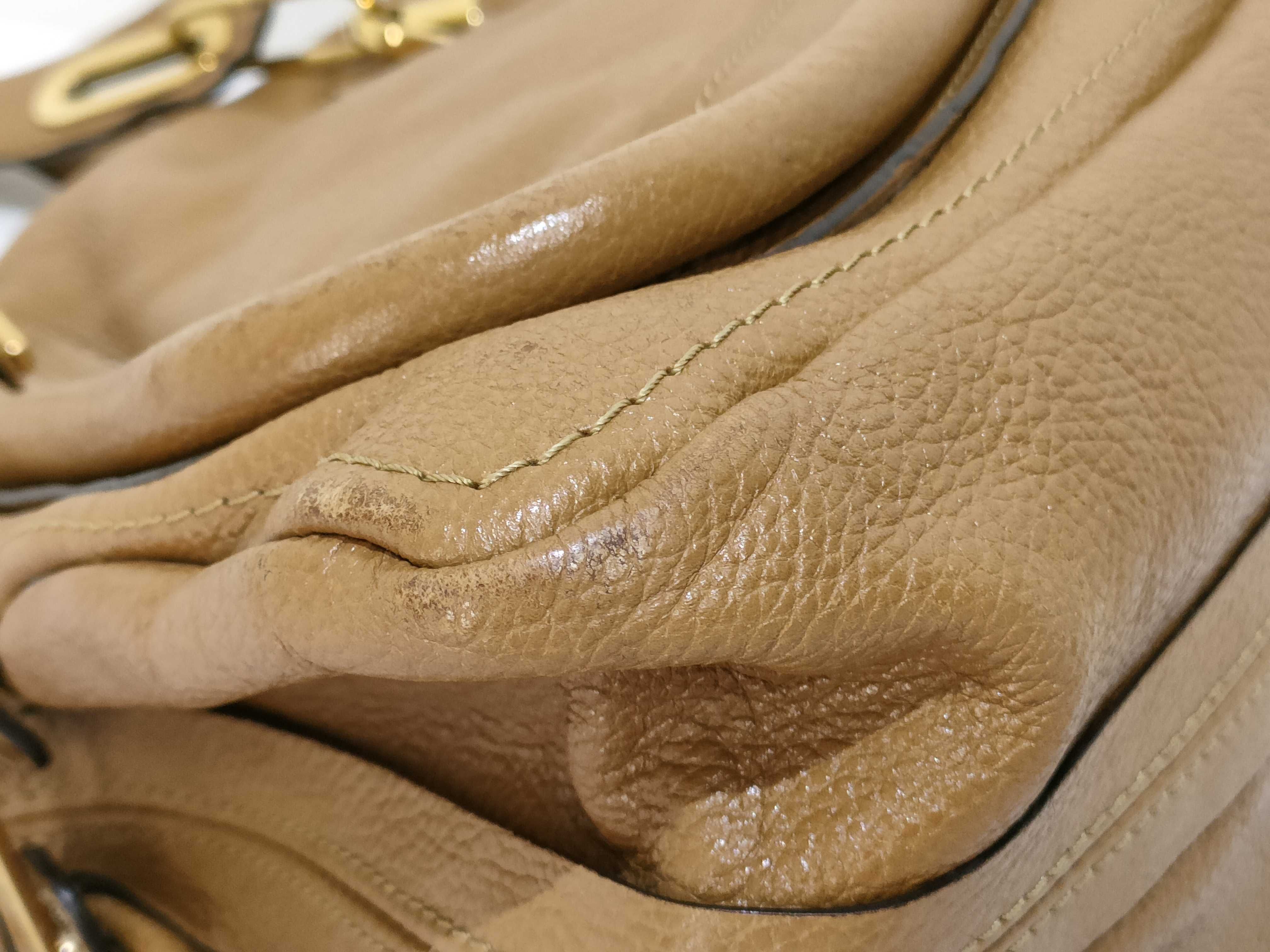 Paraty Handbag, Leather, Camel — view 6