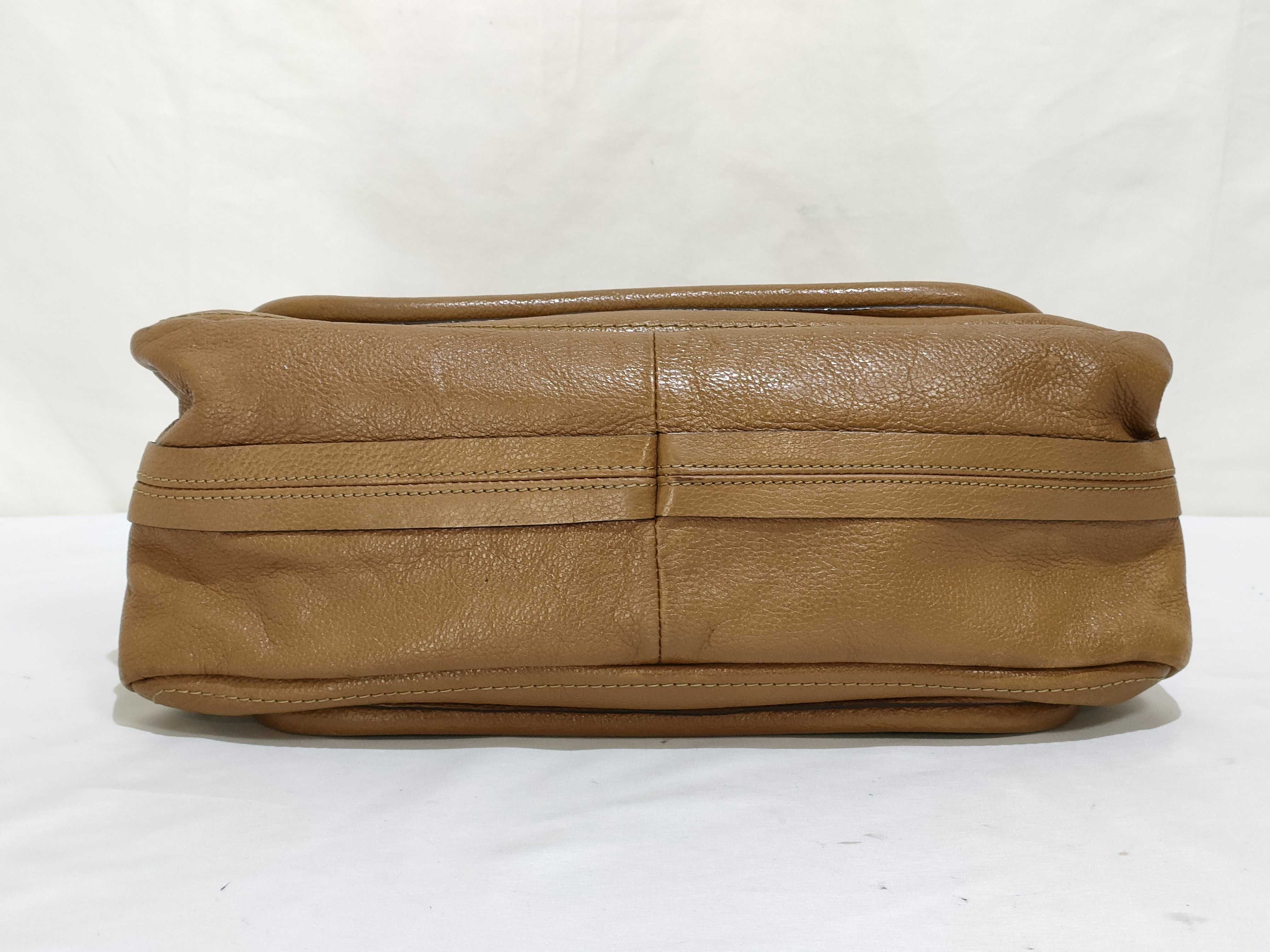 Paraty Handbag, Leather, Camel — view 7