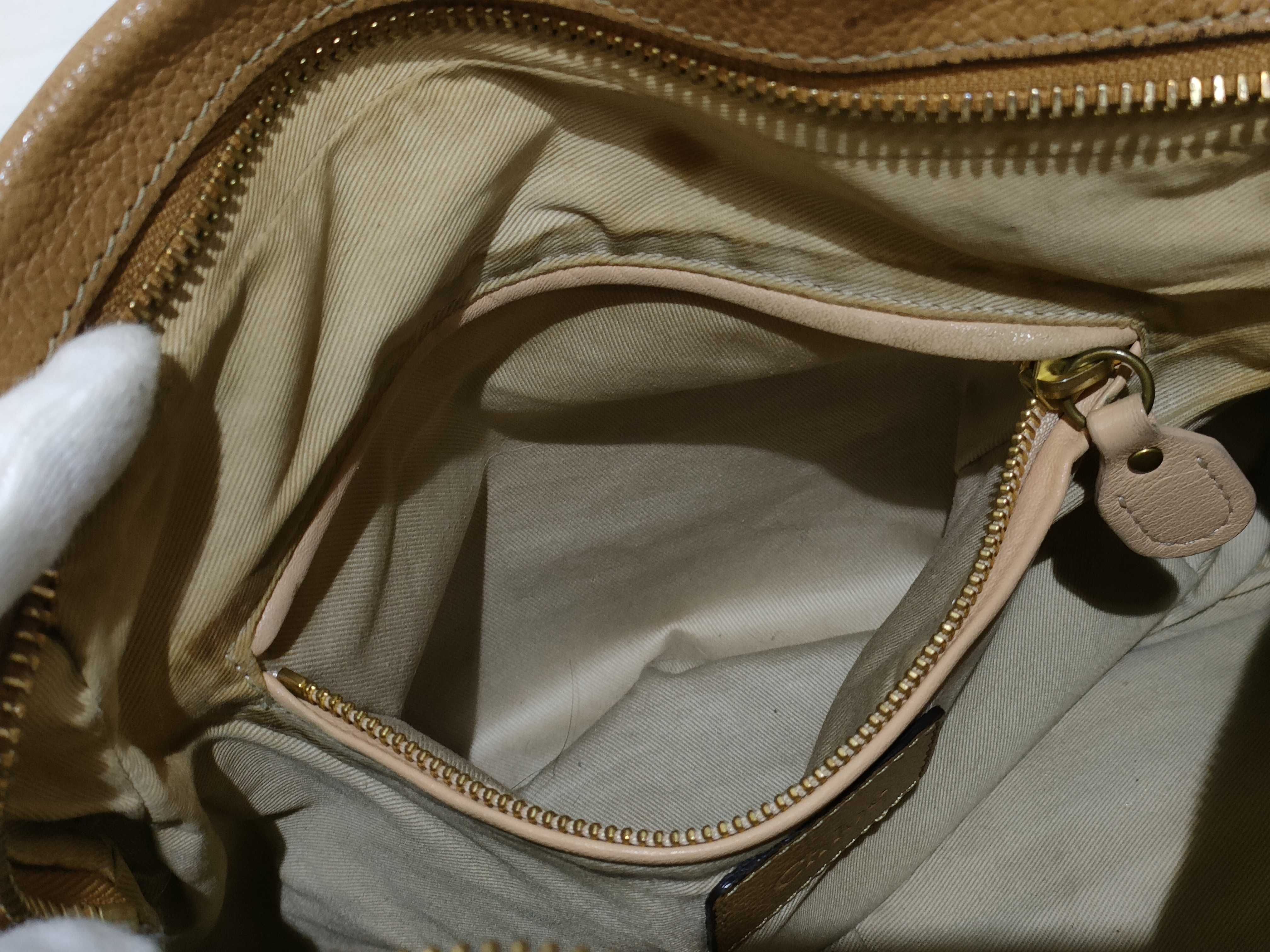 Paraty Handbag, Leather, Camel — view 10