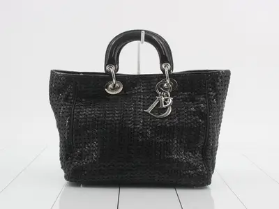 Lady Dior, black leather