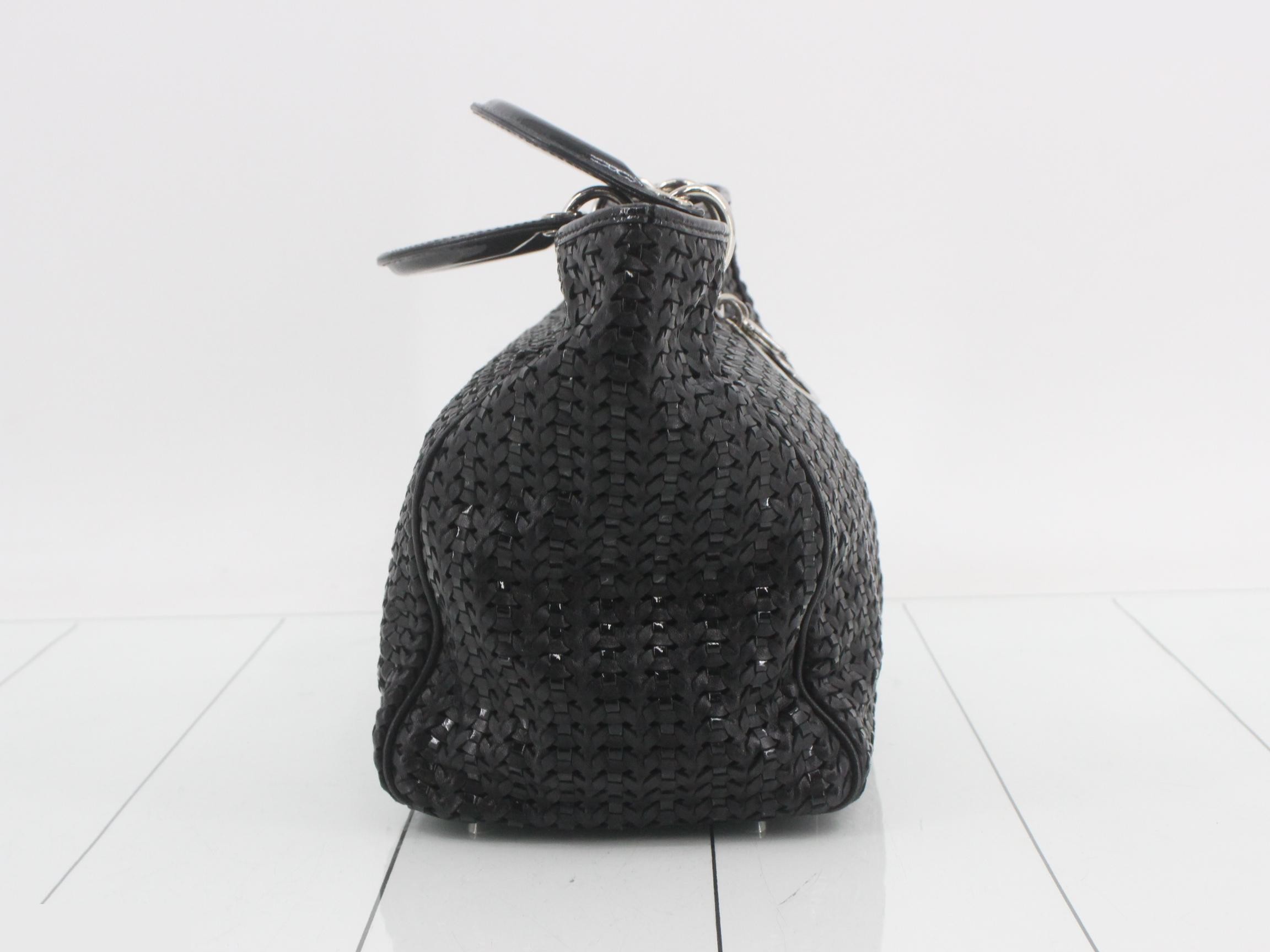 Lady Dior, black leather — view 4