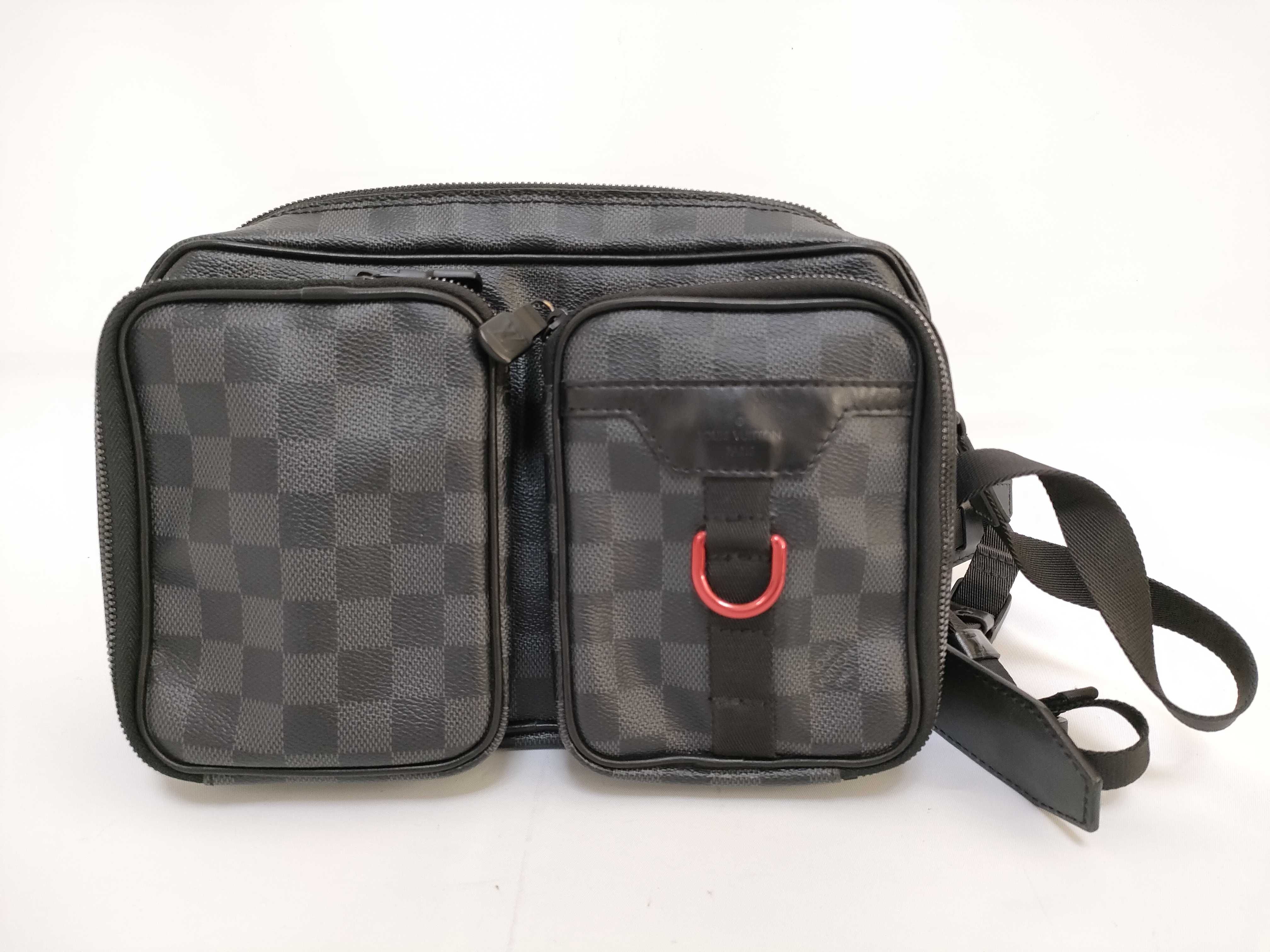 Damier Graphite LV Louis Vuitton Damier Utility Shoulder Bag