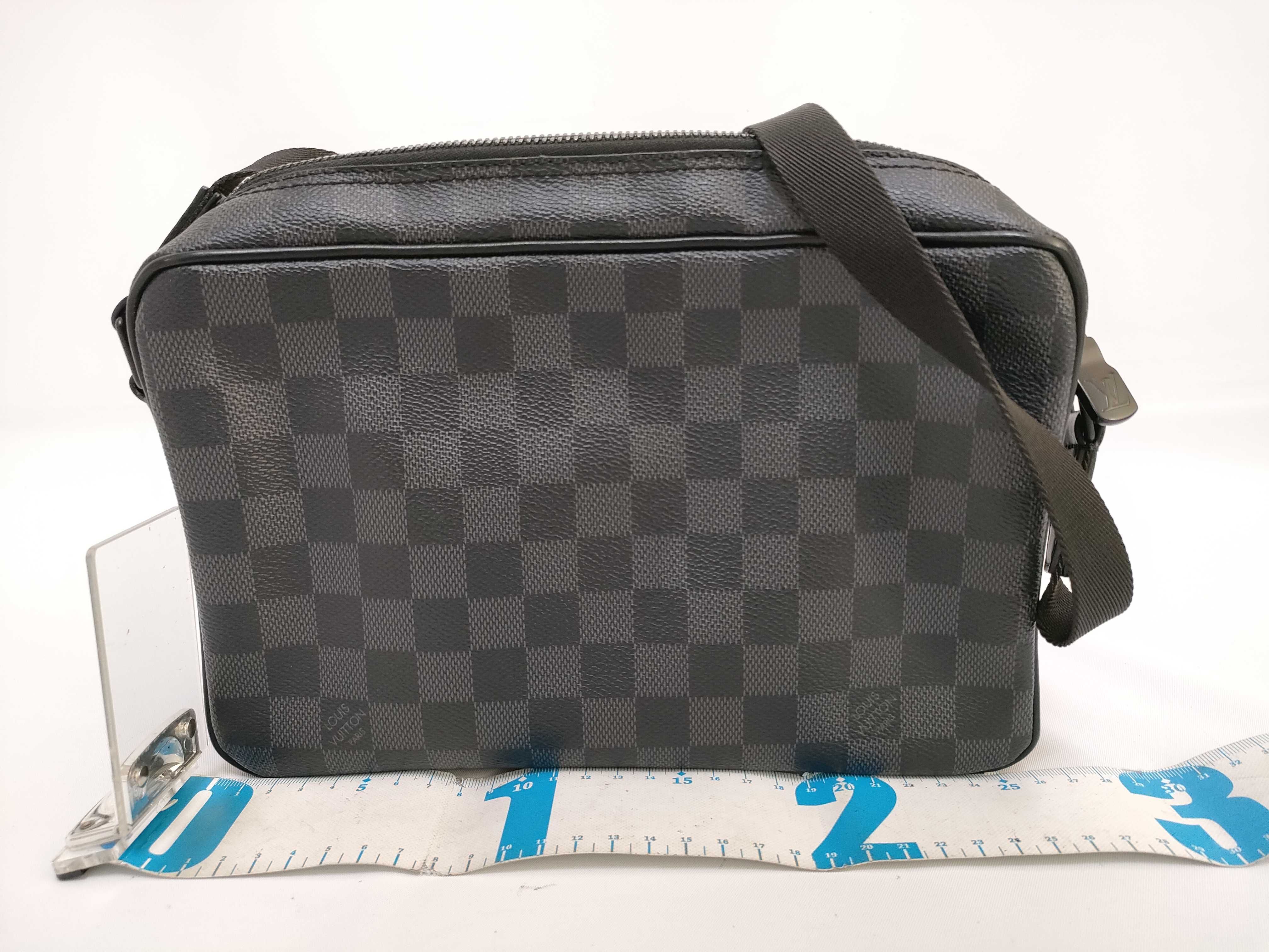 Damier Graphite LV Louis Vuitton Damier Utility Shoulder Bag — view 2