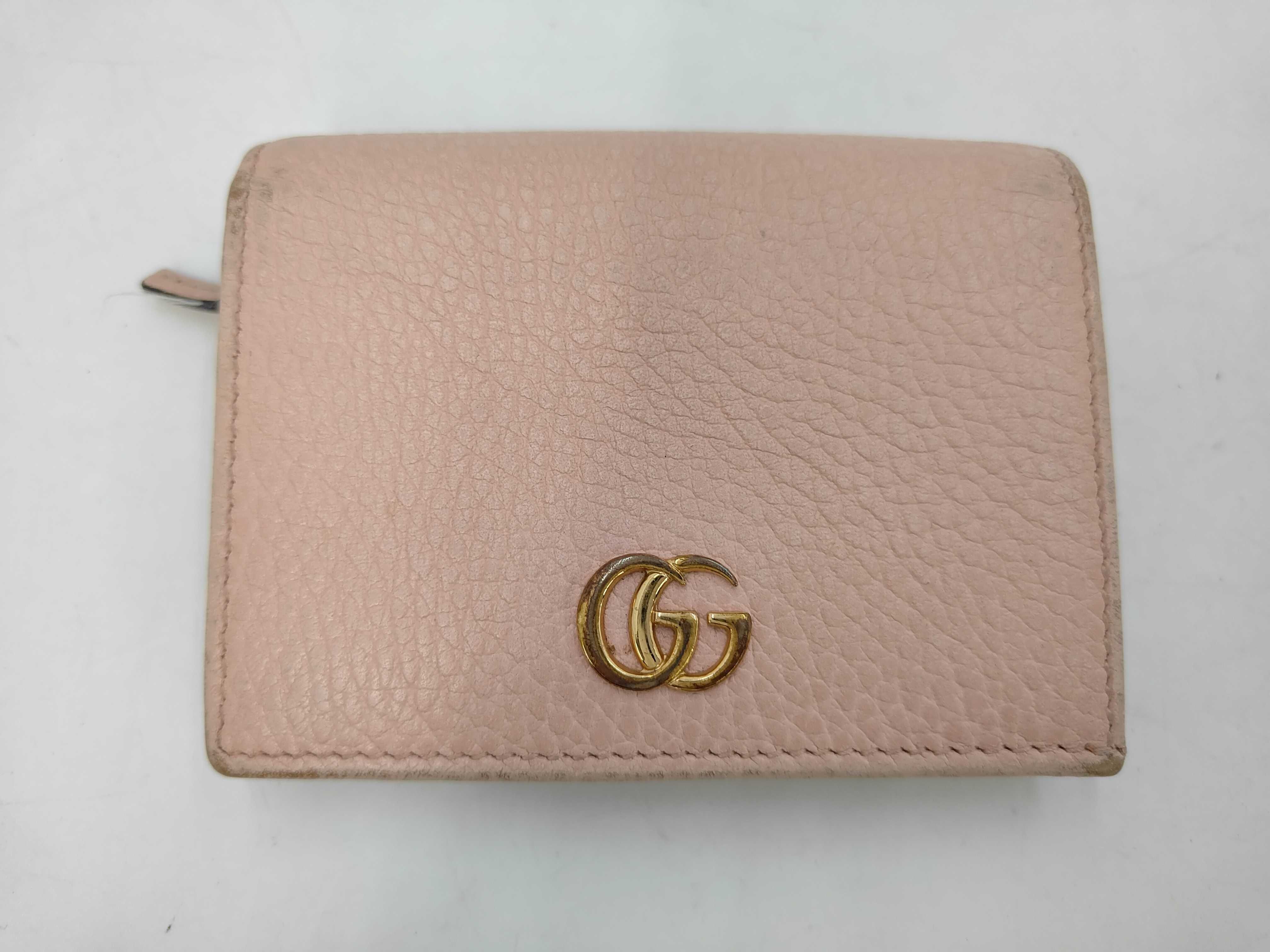 GG Marmont Wallet, Pink Leather Wallet