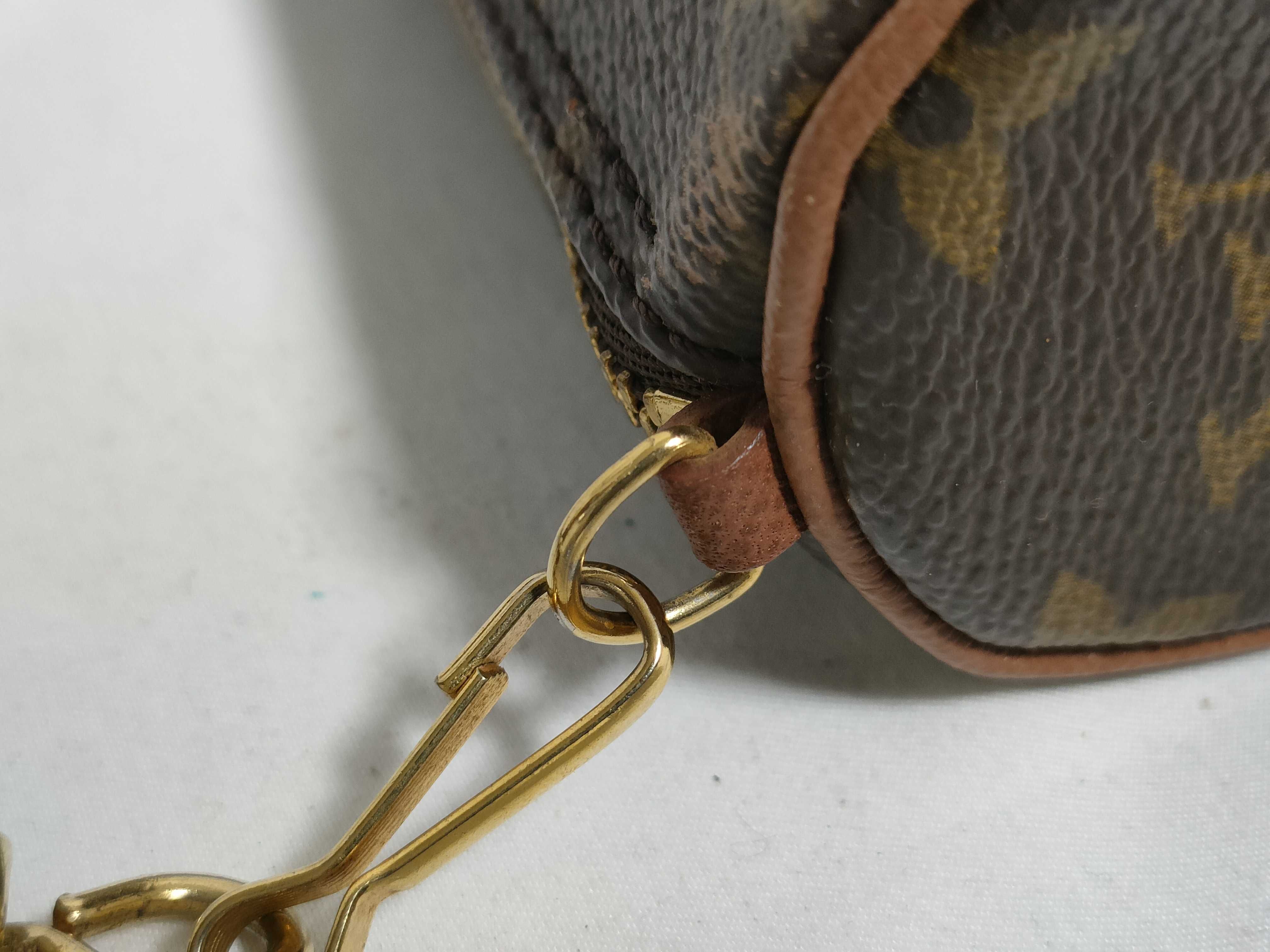 Monogram Papillon Mini Pouch Handbag — view 7