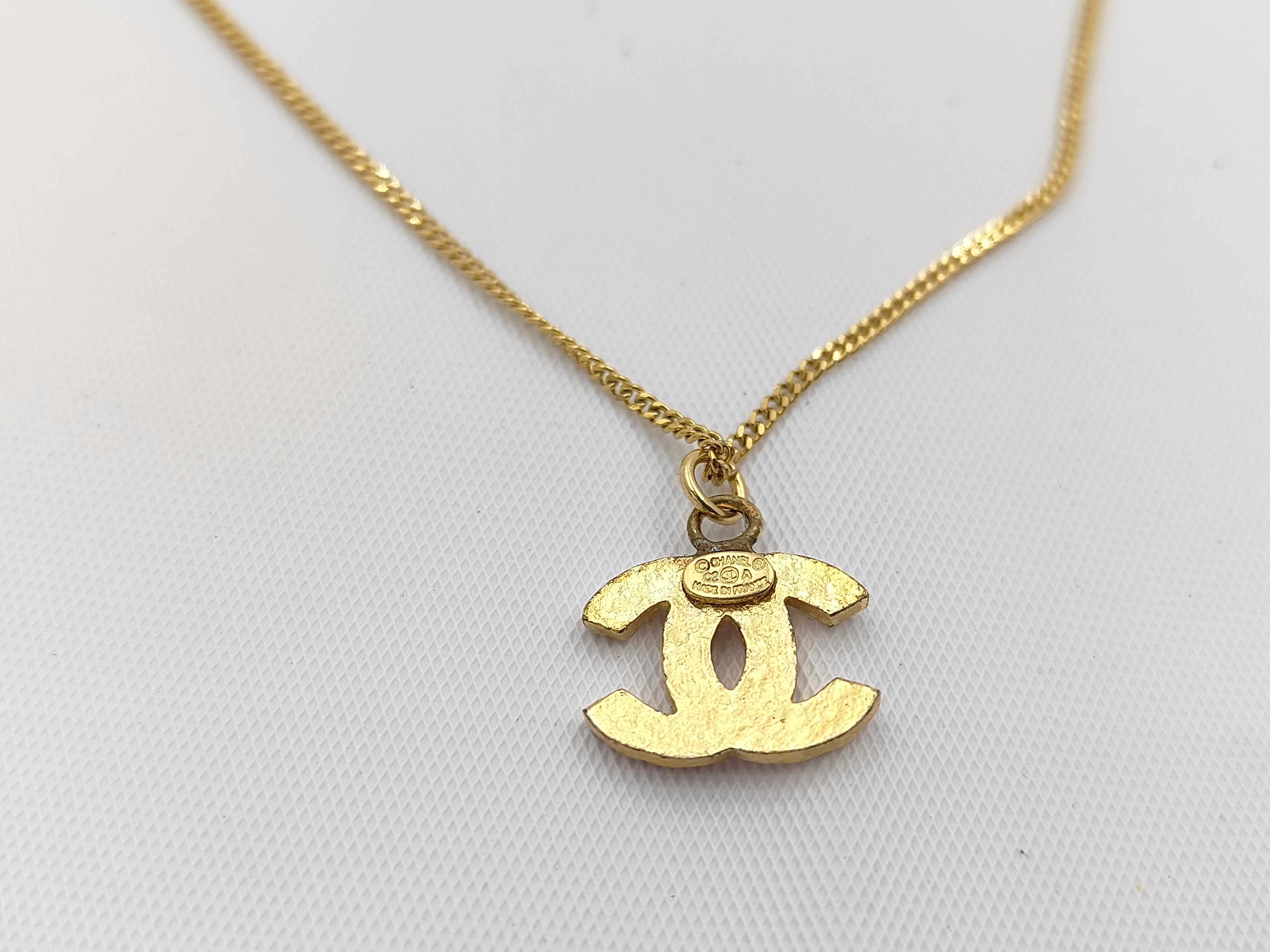 Coco Mark Rhinestone Necklace 02A — view 2