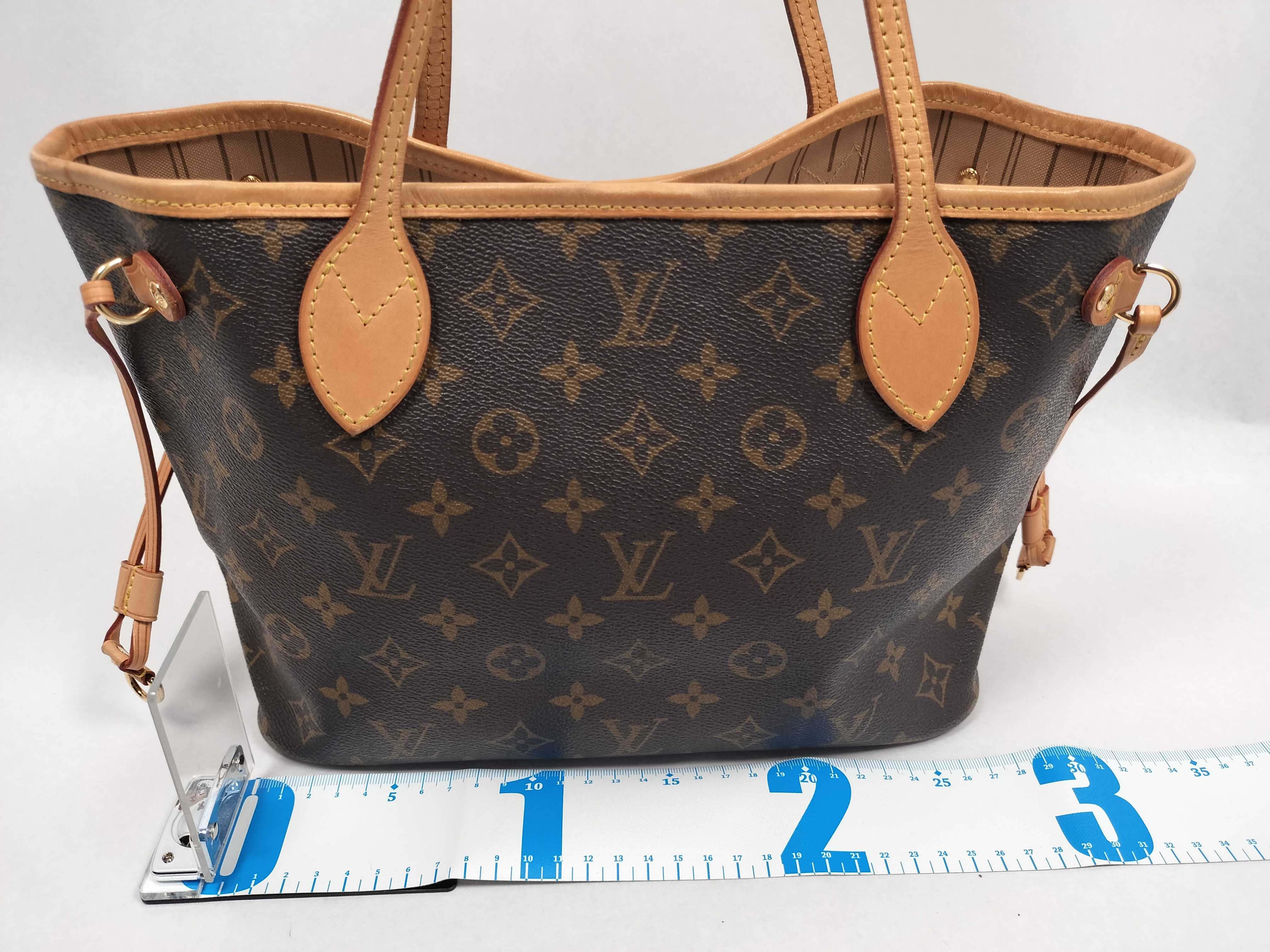 Monogram Louis Vuitton Neverfull PM M40155 Tote Bag Monogram Tote Bag — view 2
