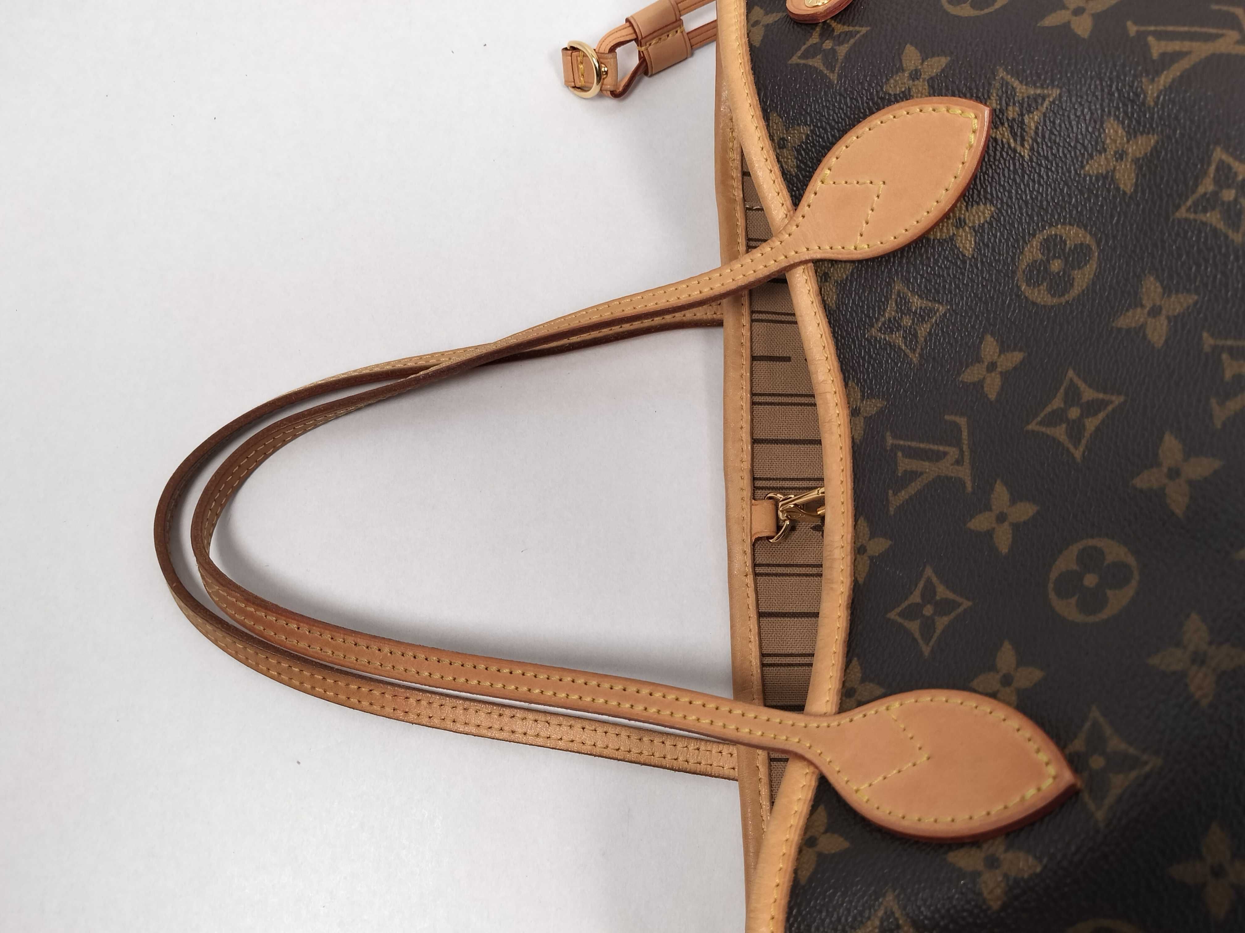 Monogram Louis Vuitton Neverfull PM M40155 Tote Bag Monogram Tote Bag — view 3