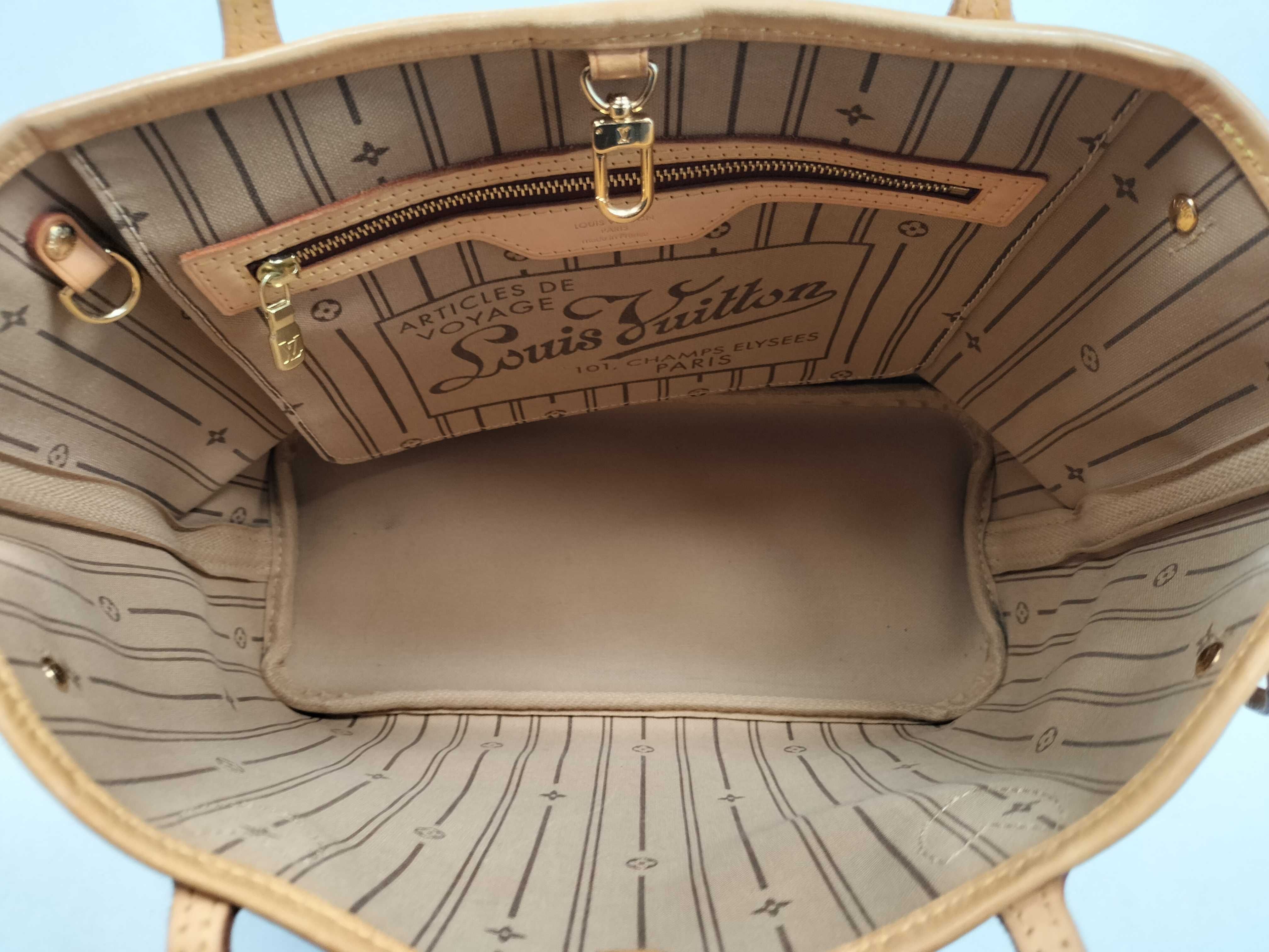 Monogram Louis Vuitton Neverfull PM M40155 Tote Bag Monogram Tote Bag — view 9