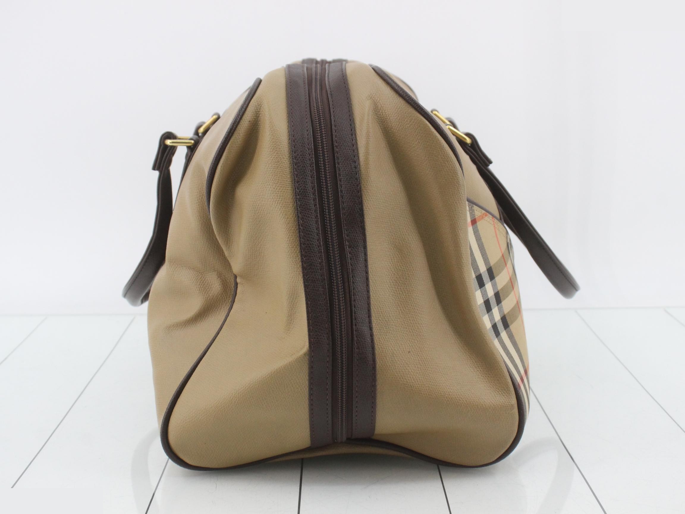 check pattern Boston bag — view 4
