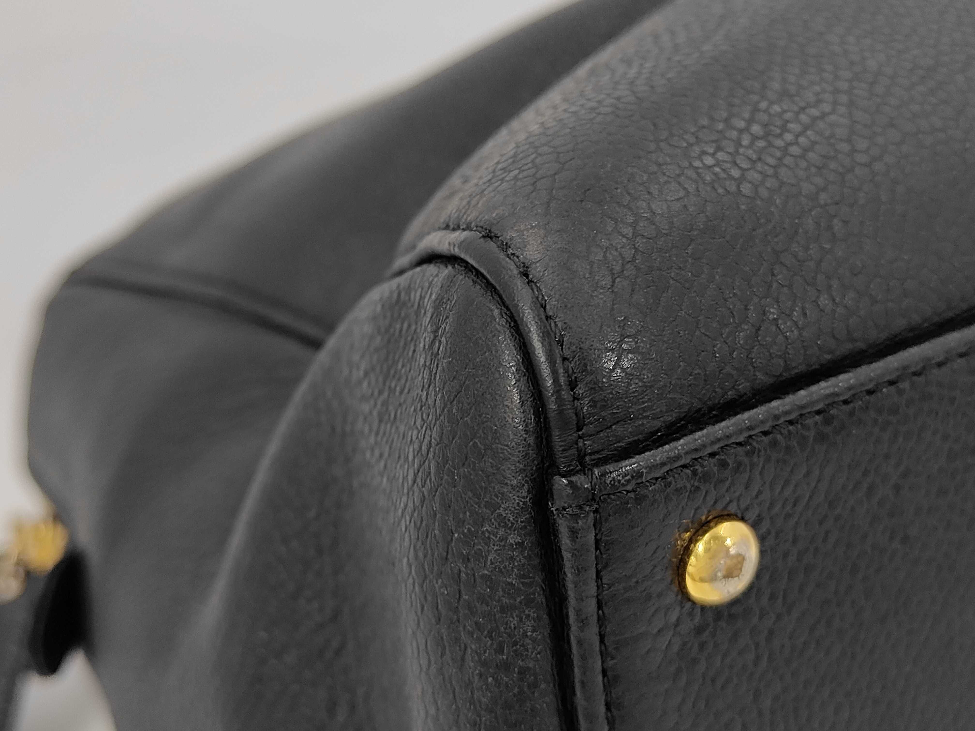 Chain Shoulder Caviar Skin Black No. 5 Bag — view 3