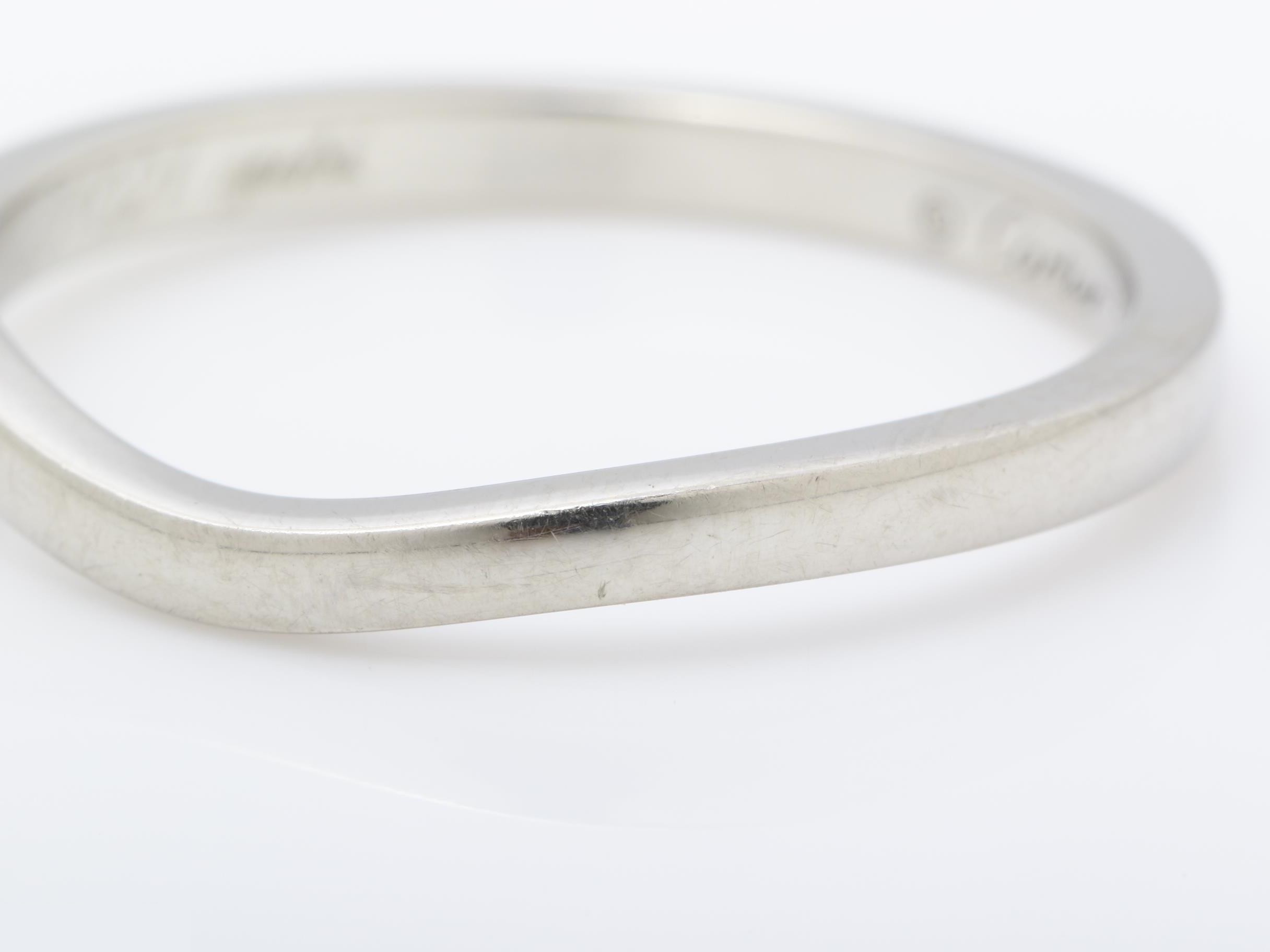 Pt950 ring 3.5g #56/Actual size #15.5 — view 3