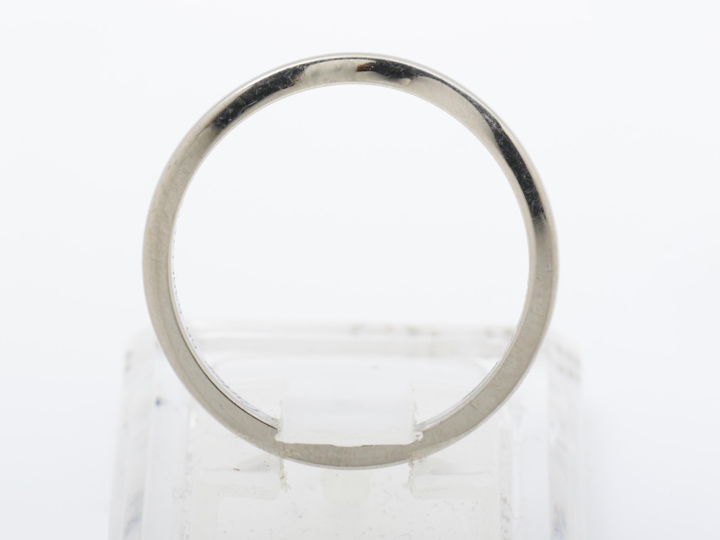 Pt950 ring 3.5g #56/Actual size #15.5 — view 5