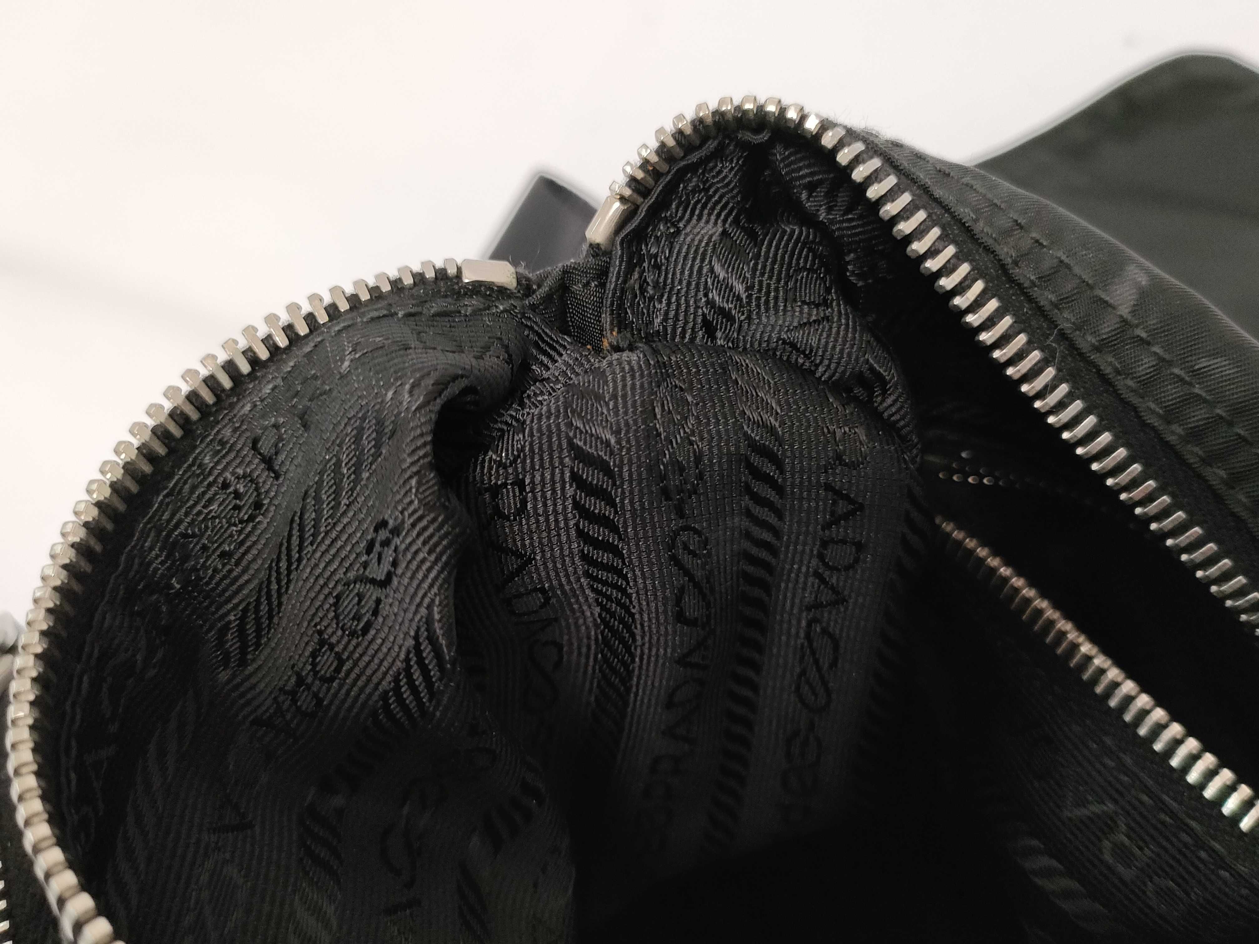Nylon Shoulder Bag, Black — view 13