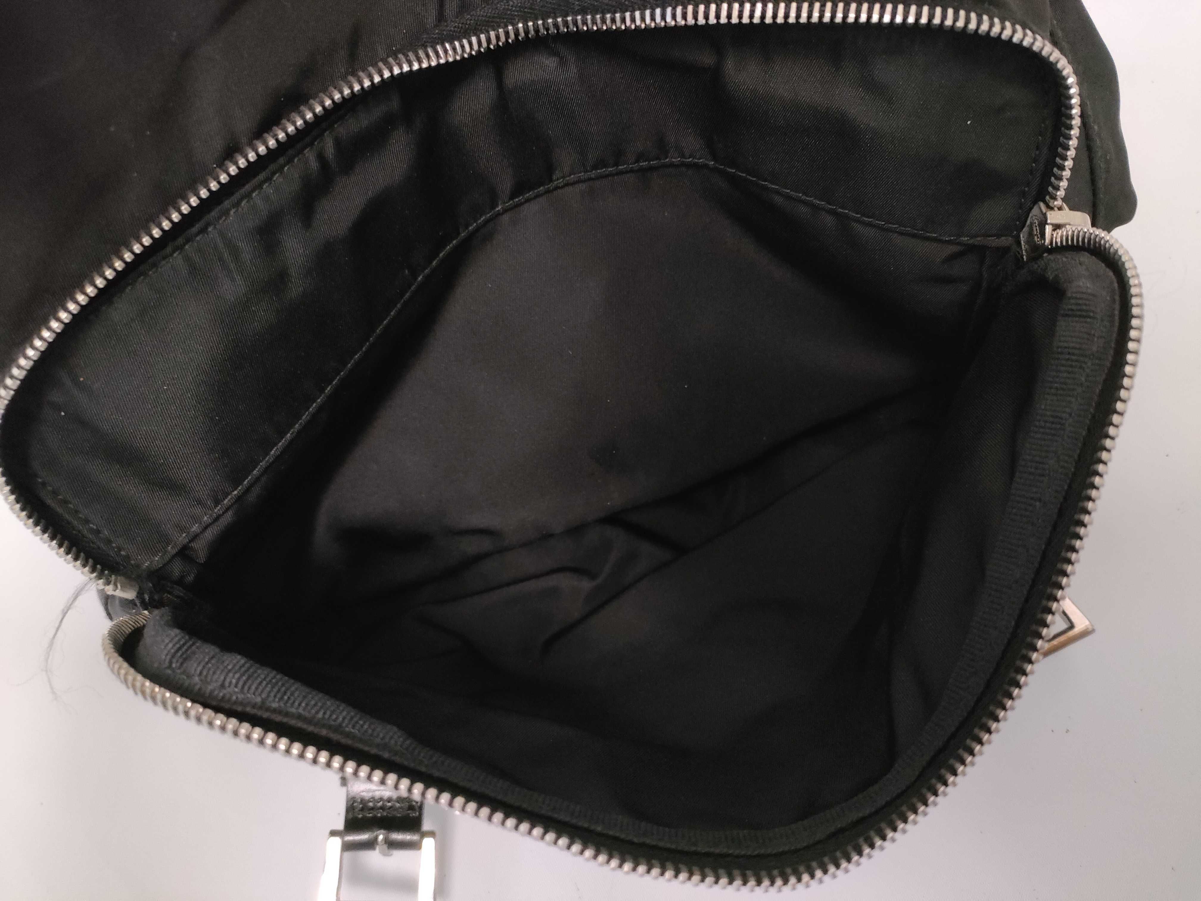 Nylon Shoulder Bag, Black — view 14