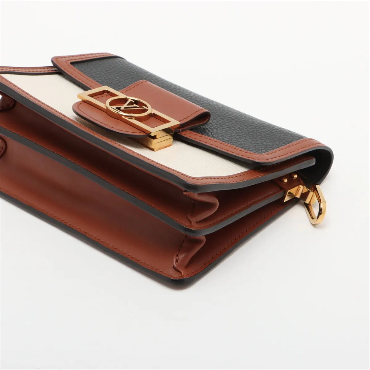 LV Logo Dauphine MINI M55073 GI1159 Brown RFID reaction available — view 3
