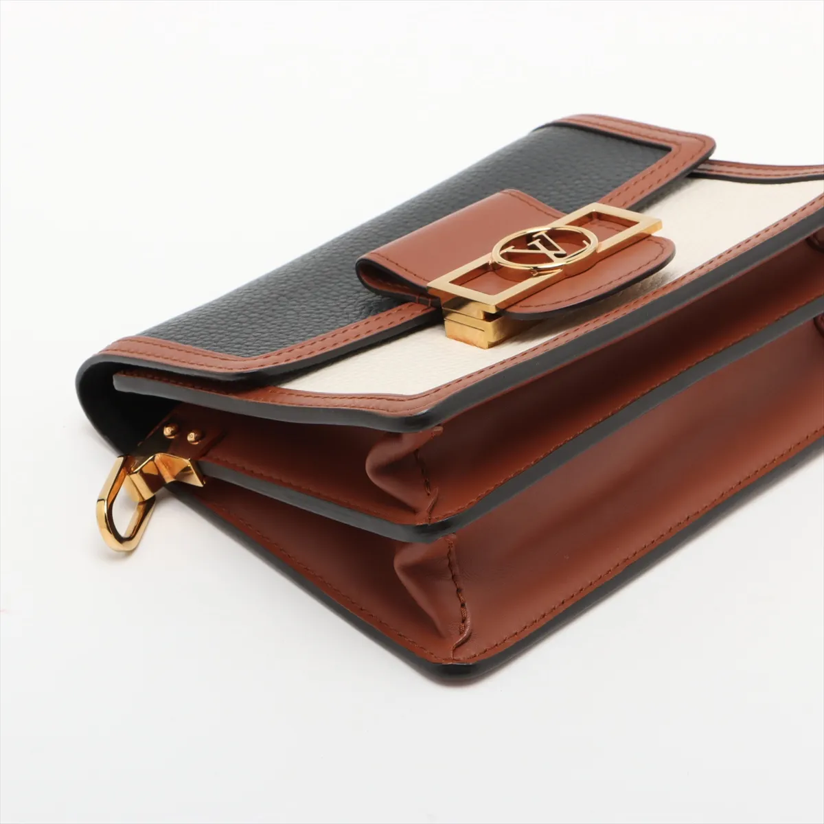 LV Logo Dauphine MINI M55073 GI1159 Brown RFID reaction available — view 4