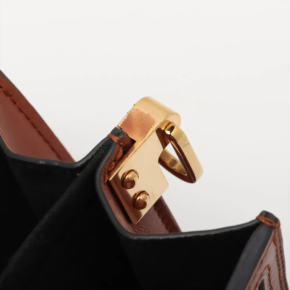LV Logo Dauphine MINI M55073 GI1159 Brown RFID reaction available — view 10