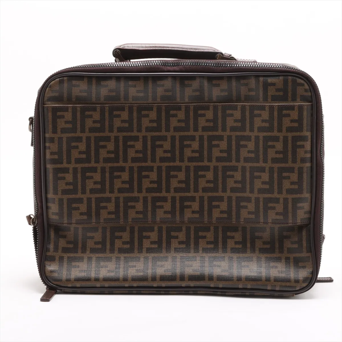 Zucca PVC x Leather 2WAY Handbag Brown — view 2