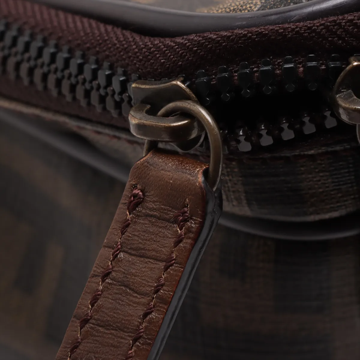 Zucca PVC x Leather 2WAY Handbag Brown — view 13