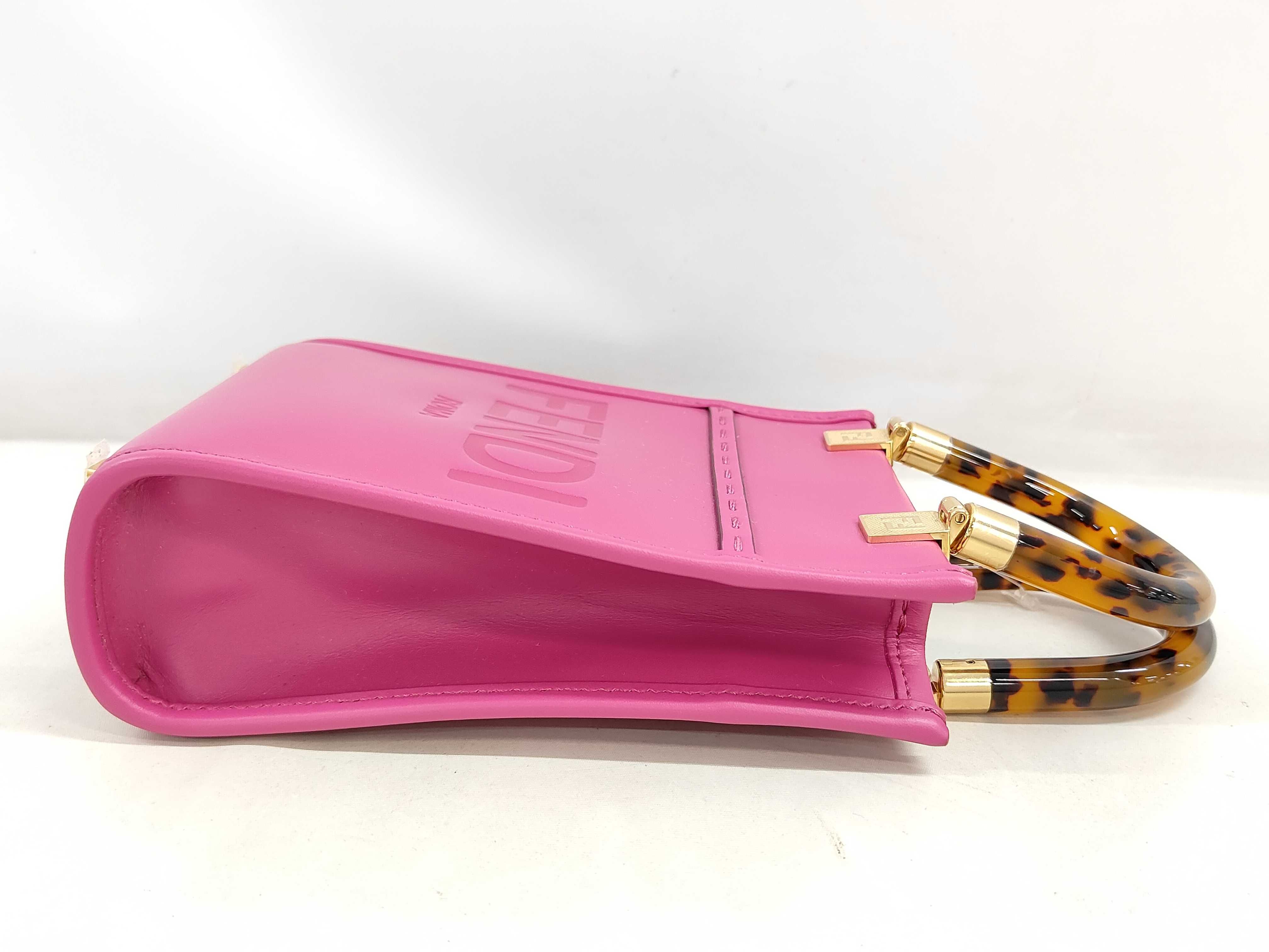 Sunshine Shopper Mini Pink Handbag — view 3